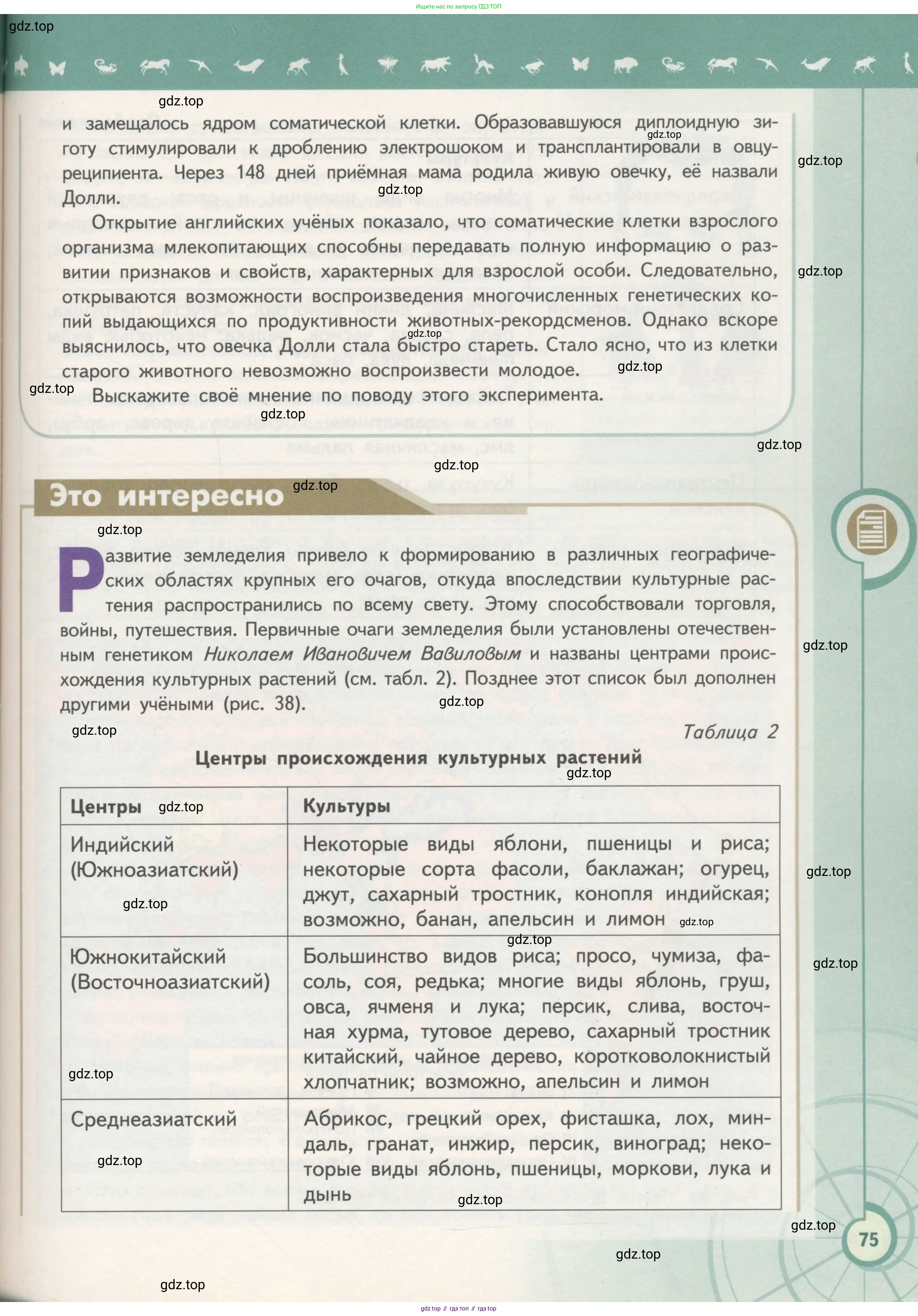 Биология, 11 класс Учебник, авторы: Пасечник Владимир Васильевич, Каменский Андрей Александрович, Рубцов Александр Михайлович, Швецов Глеб Геннадьевич, Гапонюк Зоя Георгиевна, издательство Просвещение, Москва, 2018, страница 75