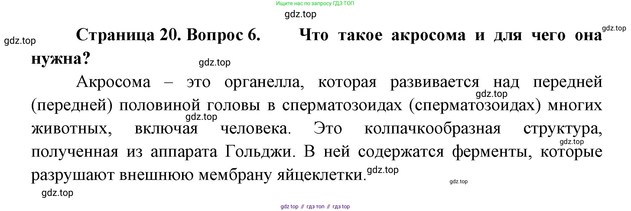 Биология, 11 класс Учебник, авторы: Пасечник Владимир Васильевич, Каменский Андрей Александрович, Рубцов Александр Михайлович, Швецов Глеб Геннадьевич, Гапонюк Зоя Георгиевна, издательство Просвещение, Москва, 2018, страница 19, номер 6, Решение