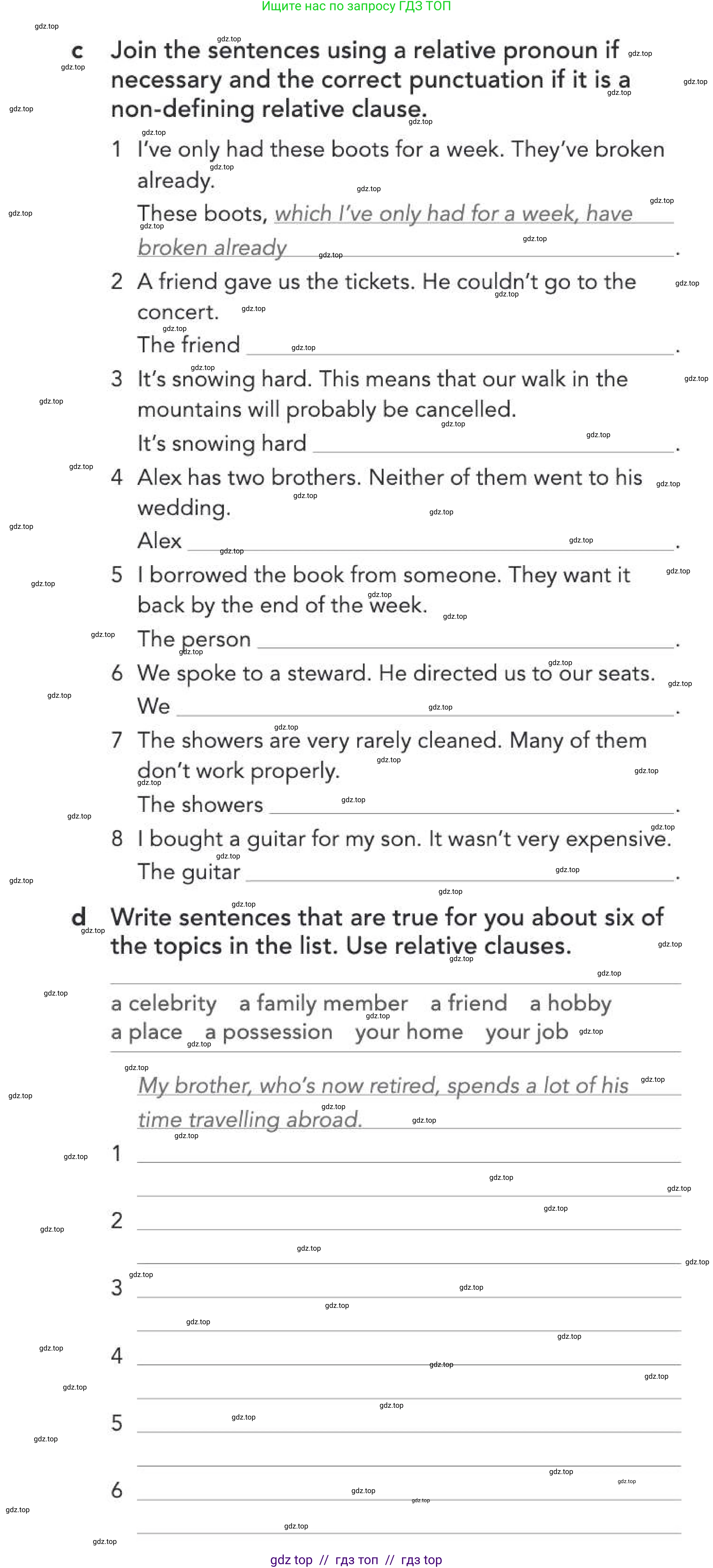 Английский язык (english), 5-11 класс Рабочая тетрадь (workbook), авторы: Latham-Koenig Christina, Oxenden Clive, Lambert Jerry, Chomacki Kate, Hudson Jane, издательство Oxford University Press, Any, 2019, бирюзового цвета, страница 69, номер 3, Условие (продолжение 2)