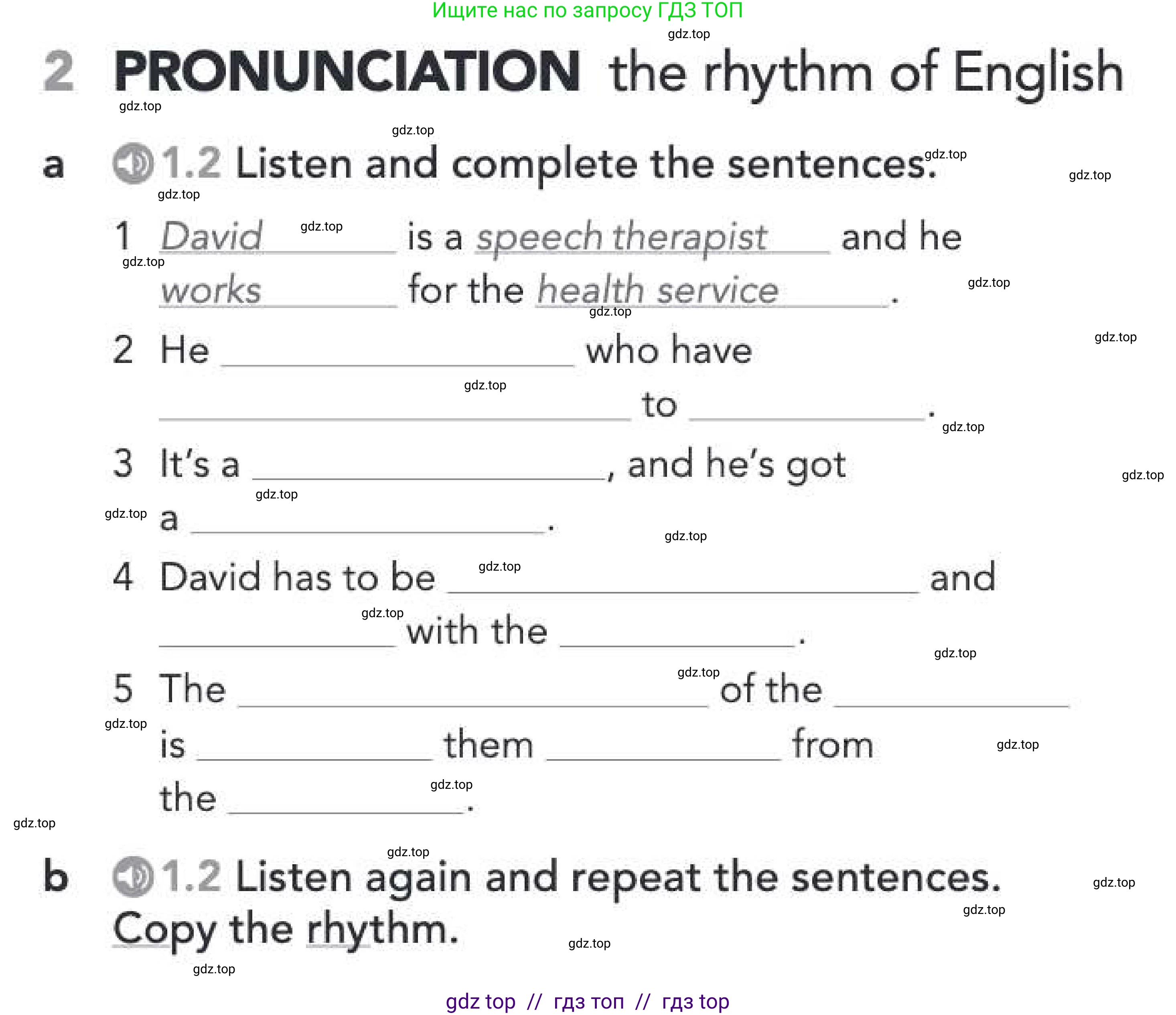 Английский язык (english), 5-11 класс Рабочая тетрадь (workbook), авторы: Latham-Koenig Christina, Oxenden Clive, Lambert Jerry, Chomacki Kate, Hudson Jane, издательство Oxford University Press, Москва, 2019, бирюзового цвета, страница 8, номер 2, Условие