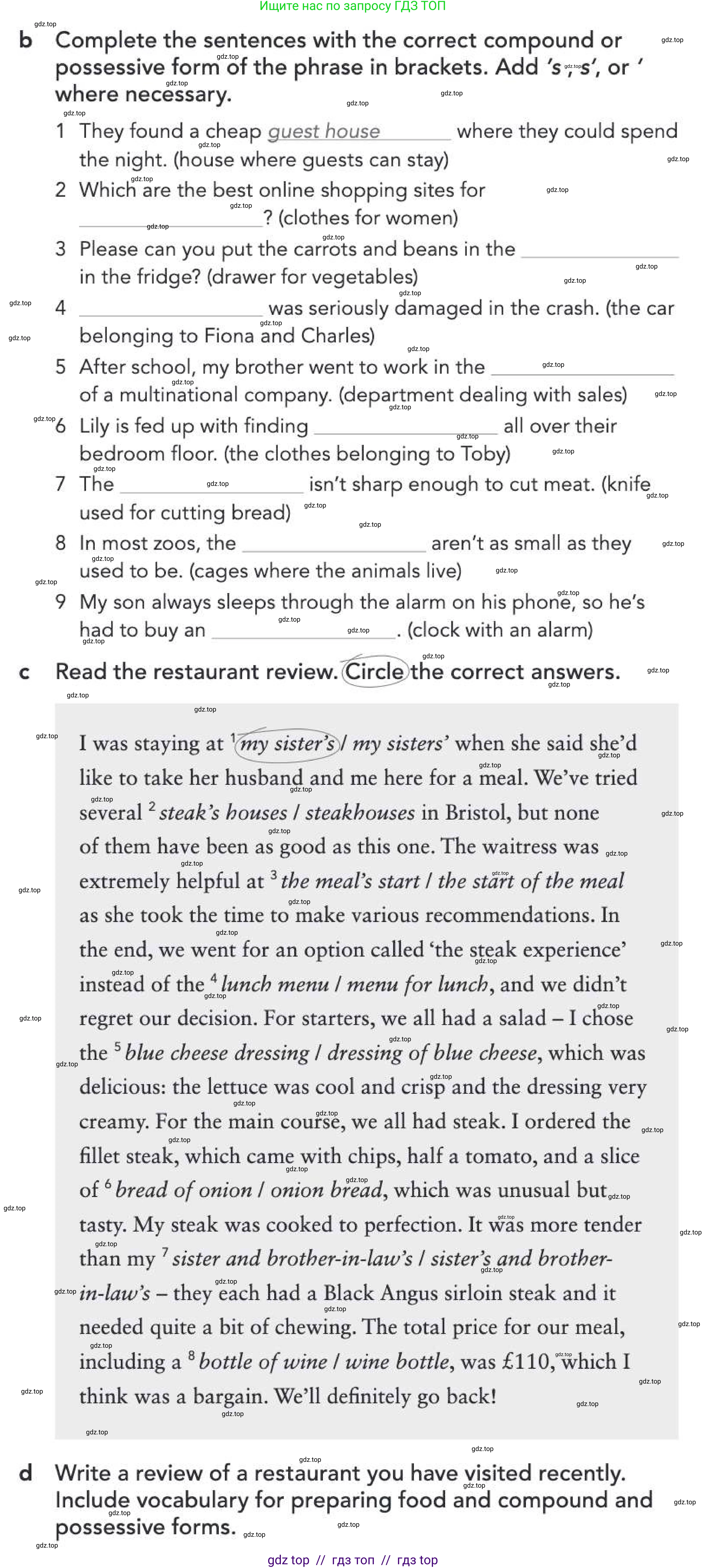 Английский язык (english), 5-11 класс Рабочая тетрадь (workbook), авторы: Latham-Koenig Christina, Oxenden Clive, Lambert Jerry, Chomacki Kate, Hudson Jane, издательство Oxford University Press, Any, 2019, бирюзового цвета, страница 64, номер 4, Условие (продолжение 2)