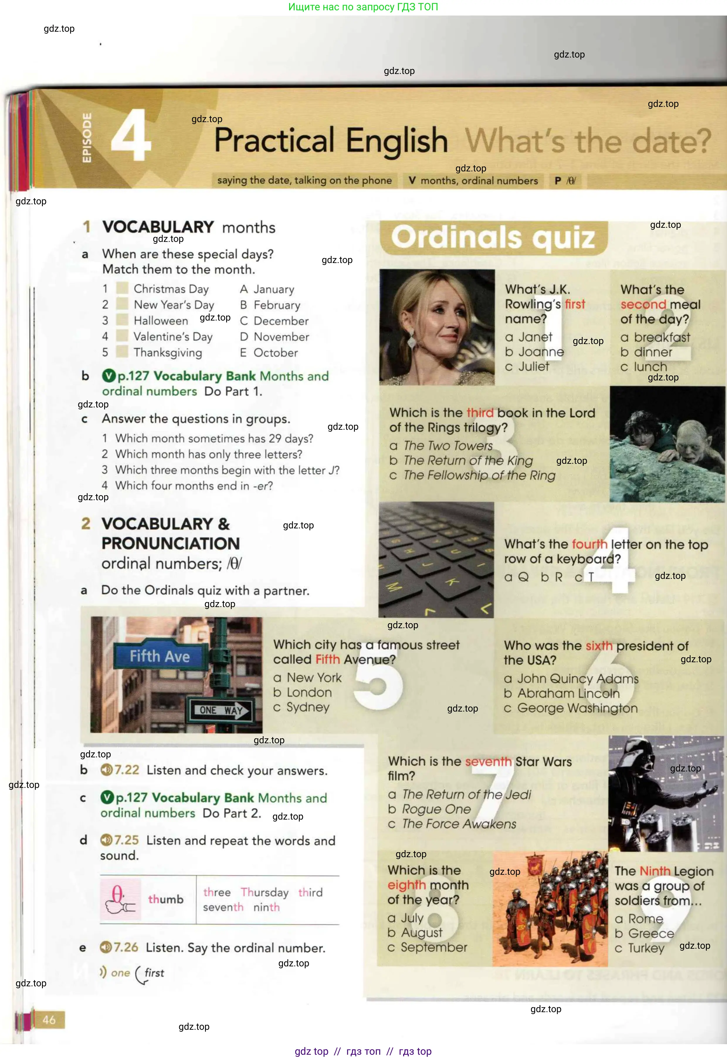 Английский язык (english), 5 класс Учебник (Student's book), авторы: Latham-Koenig Christina, Oxenden Clive, Lambert Jerry, издательство Oxford University Press, Москва, 2019, белого цвета, страница 46