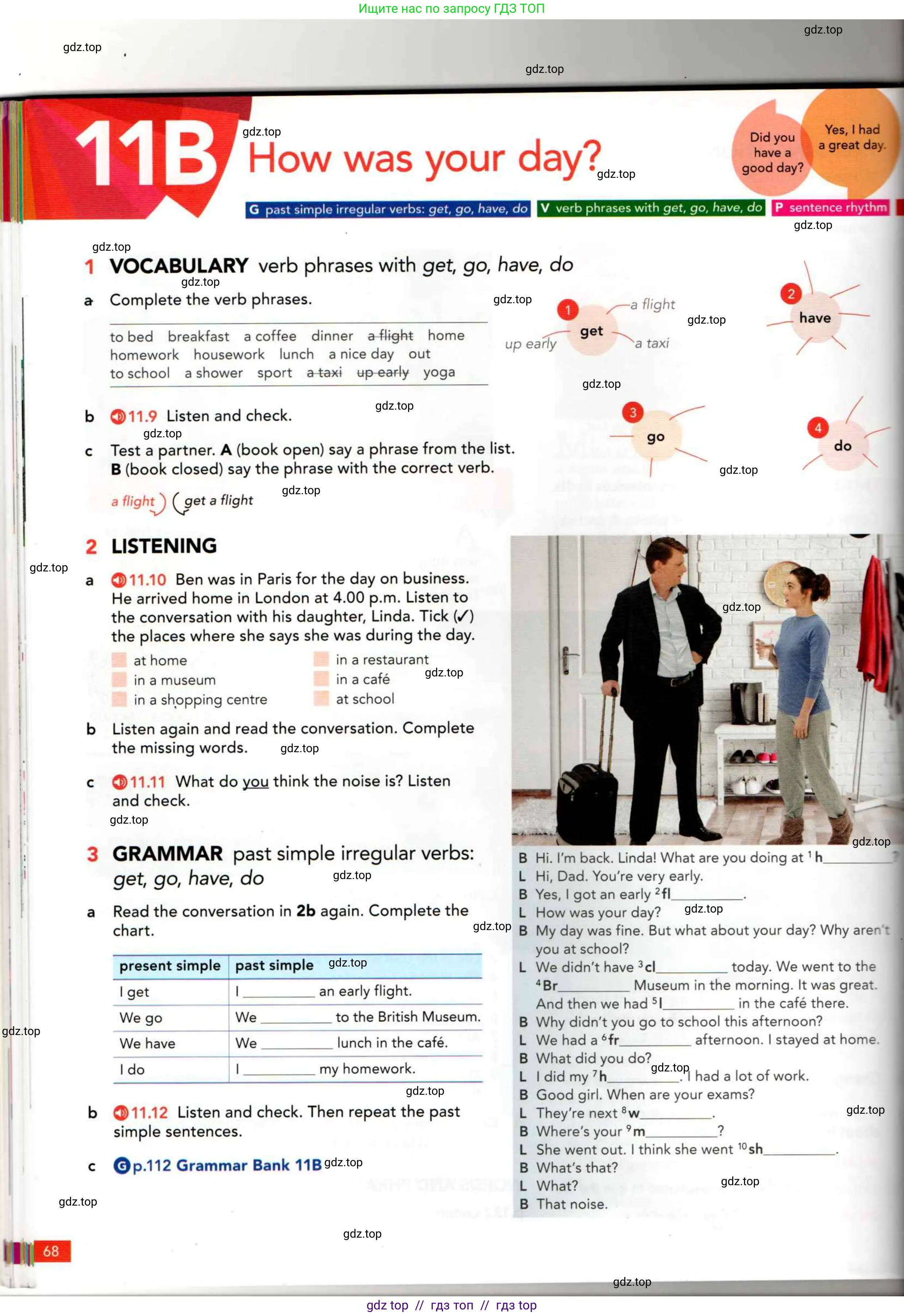 Английский язык (english), 5 класс Учебник (Student's book), авторы: Latham-Koenig Christina, Oxenden Clive, Lambert Jerry, издательство Oxford University Press, Москва, 2019, белого цвета, страница 68