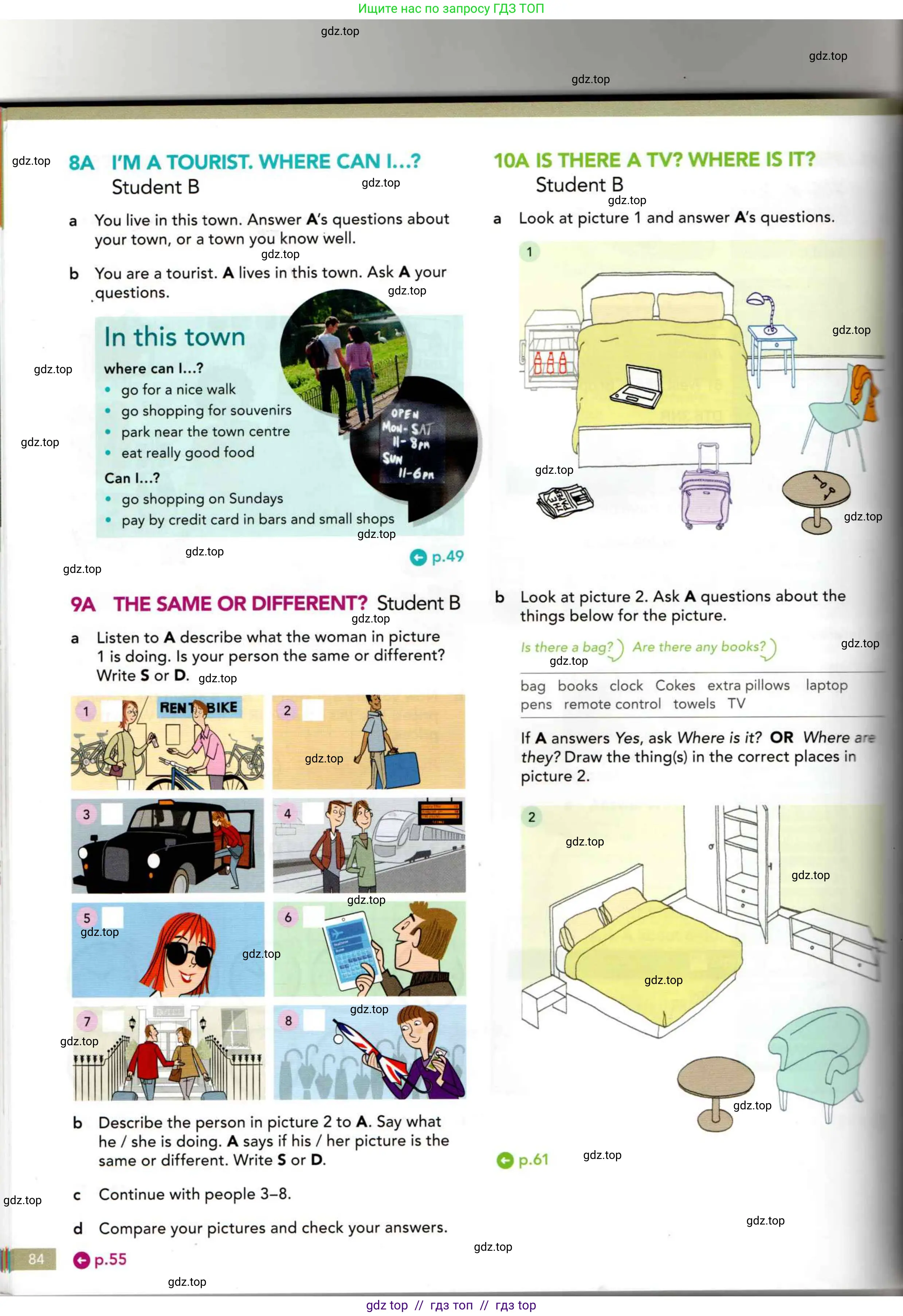 Английский язык (english), 5 класс Учебник (Student's book), авторы: Latham-Koenig Christina, Oxenden Clive, Lambert Jerry, издательство Oxford University Press, Москва, 2019, белого цвета, страница 84