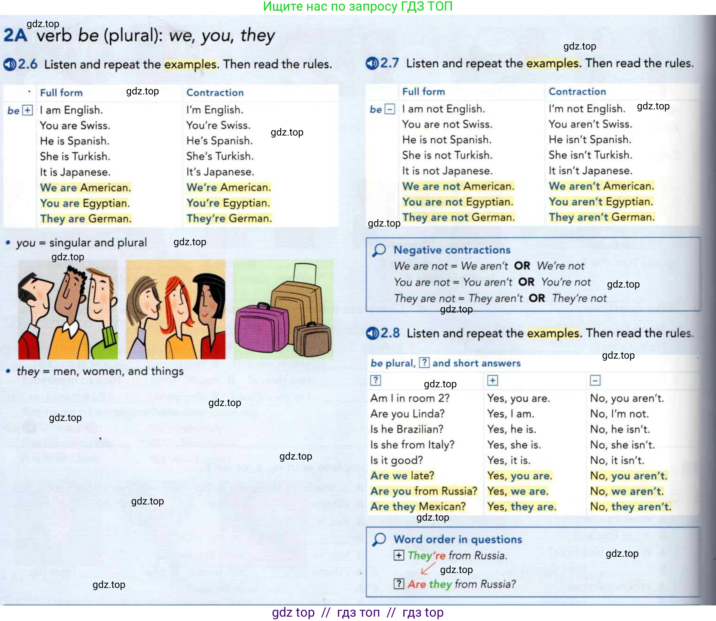 Английский язык (english), 5 класс Учебник (Student's book), авторы: Latham-Koenig Christina, Oxenden Clive, Lambert Jerry, издательство Oxford University Press, Москва, 2019, белого цвета, страница 12, номер 3, Условие (продолжение 2)