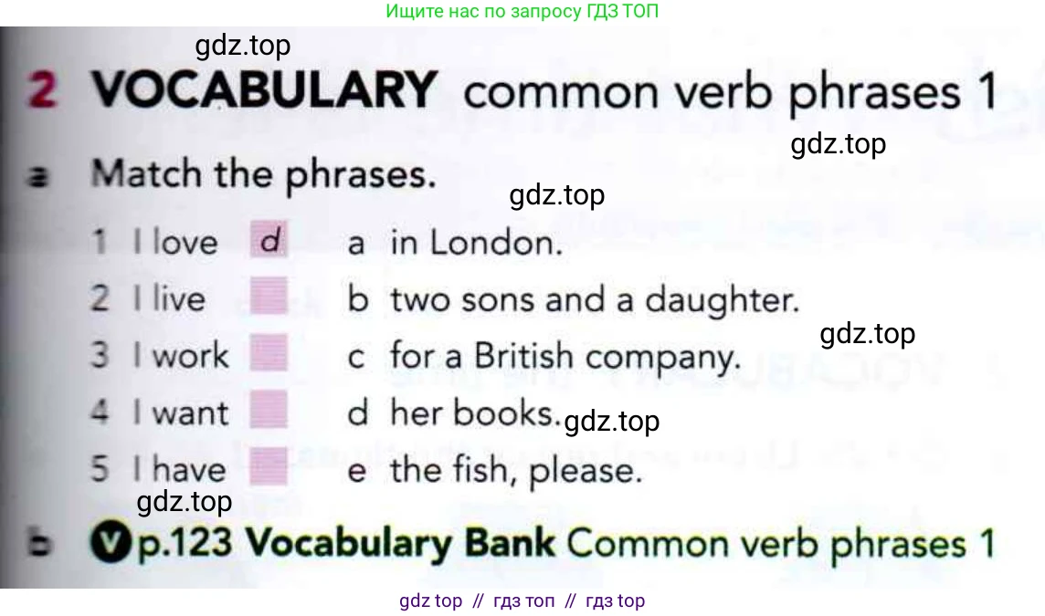 Английский язык (english), 5 класс Учебник (Student's book), авторы: Latham-Koenig Christina, Oxenden Clive, Lambert Jerry, издательство Oxford University Press, Москва, 2019, белого цвета, страница 33, номер 2, Условие