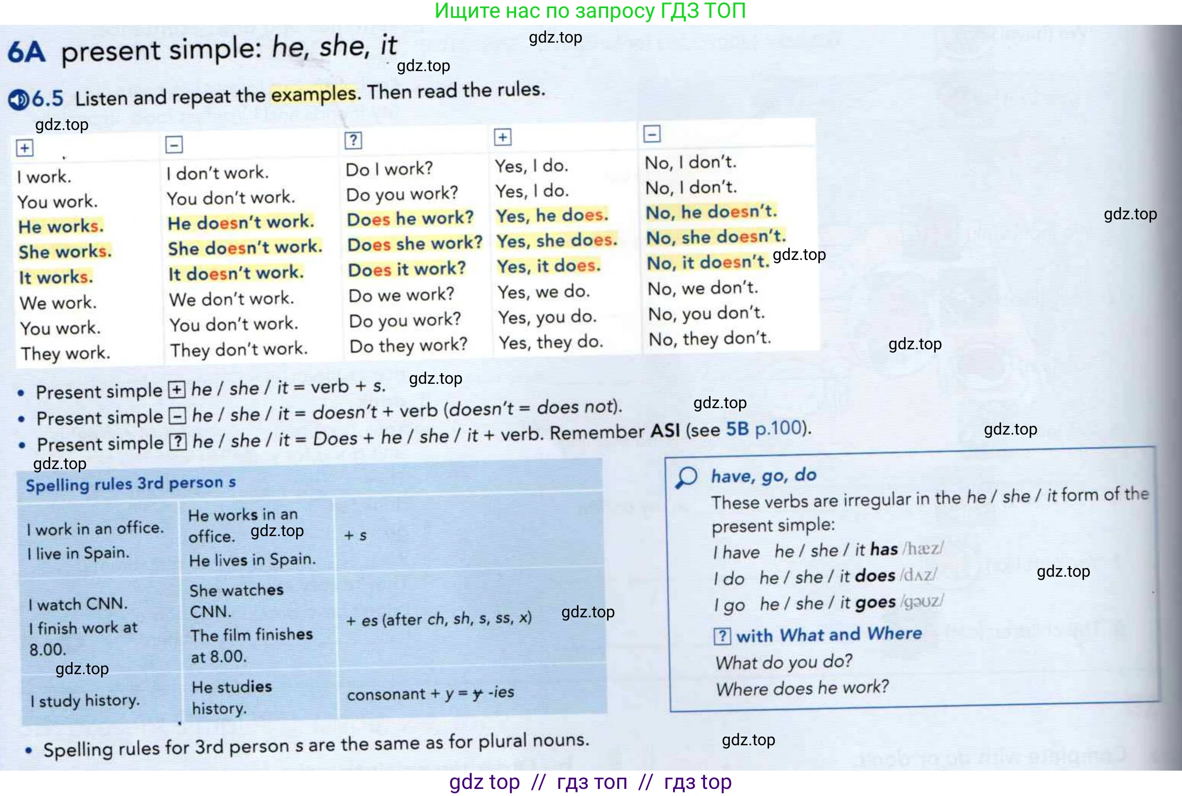Английский язык (english), 5 класс Учебник (Student's book), авторы: Latham-Koenig Christina, Oxenden Clive, Lambert Jerry, издательство Oxford University Press, Москва, 2019, белого цвета, страница 36, номер 2, Условие (продолжение 4)