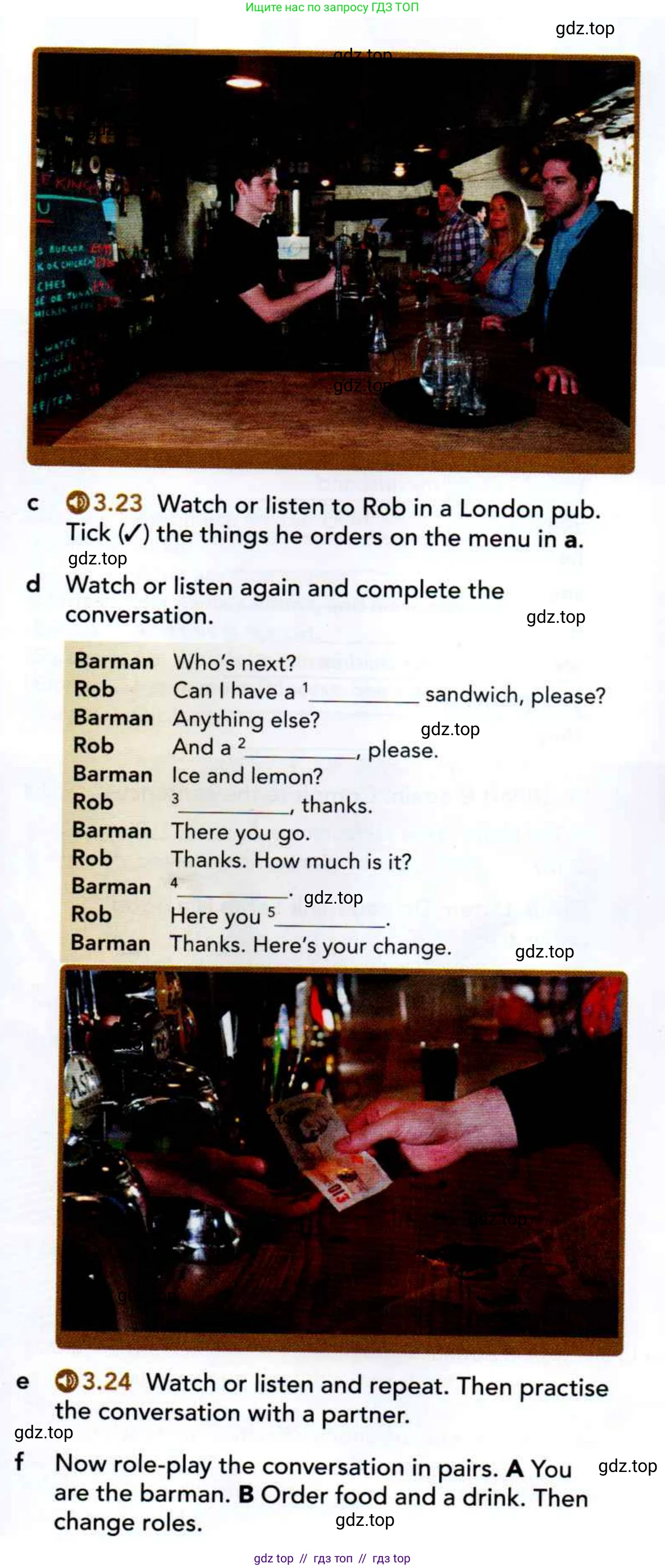 Английский язык (english), 5 класс Учебник (Student's book), авторы: Latham-Koenig Christina, Oxenden Clive, Lambert Jerry, издательство Oxford University Press, Москва, 2019, белого цвета, страница 22, номер 3, Условие (продолжение 2)