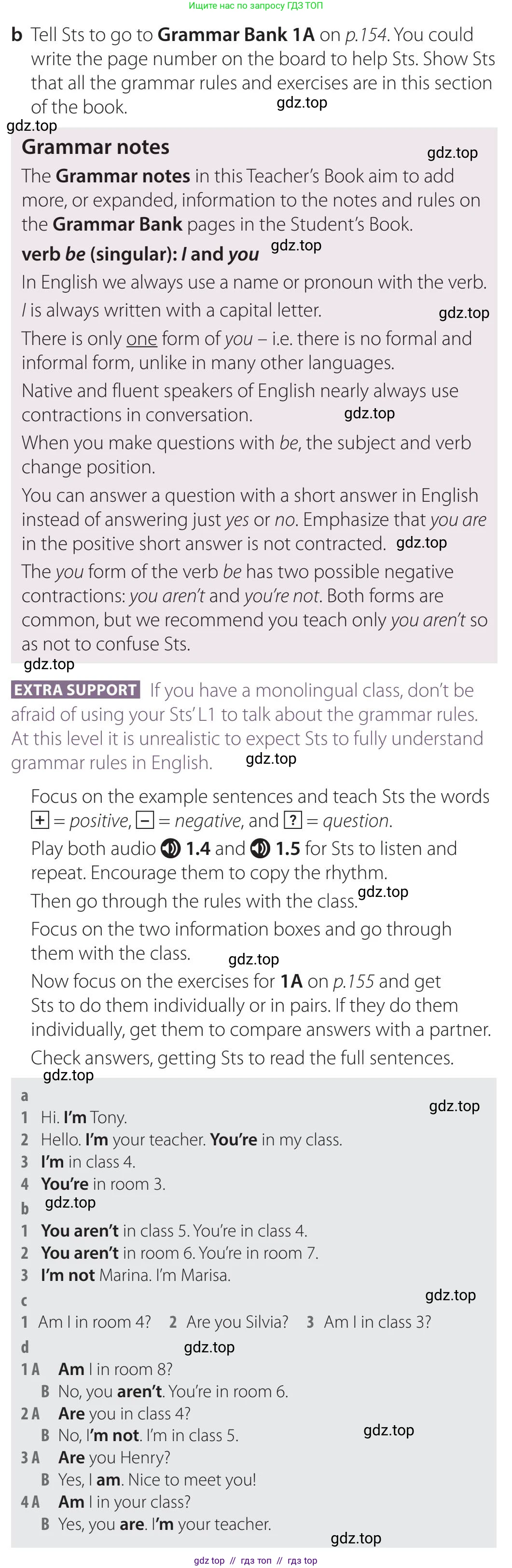 Английский язык (english), 5 класс Учебник (Student's book), авторы: Latham-Koenig Christina, Oxenden Clive, Lambert Jerry, издательство Oxford University Press, Москва, 2019, белого цвета, страница 6, номер 2, Teacer's Guide (продолжение 2)