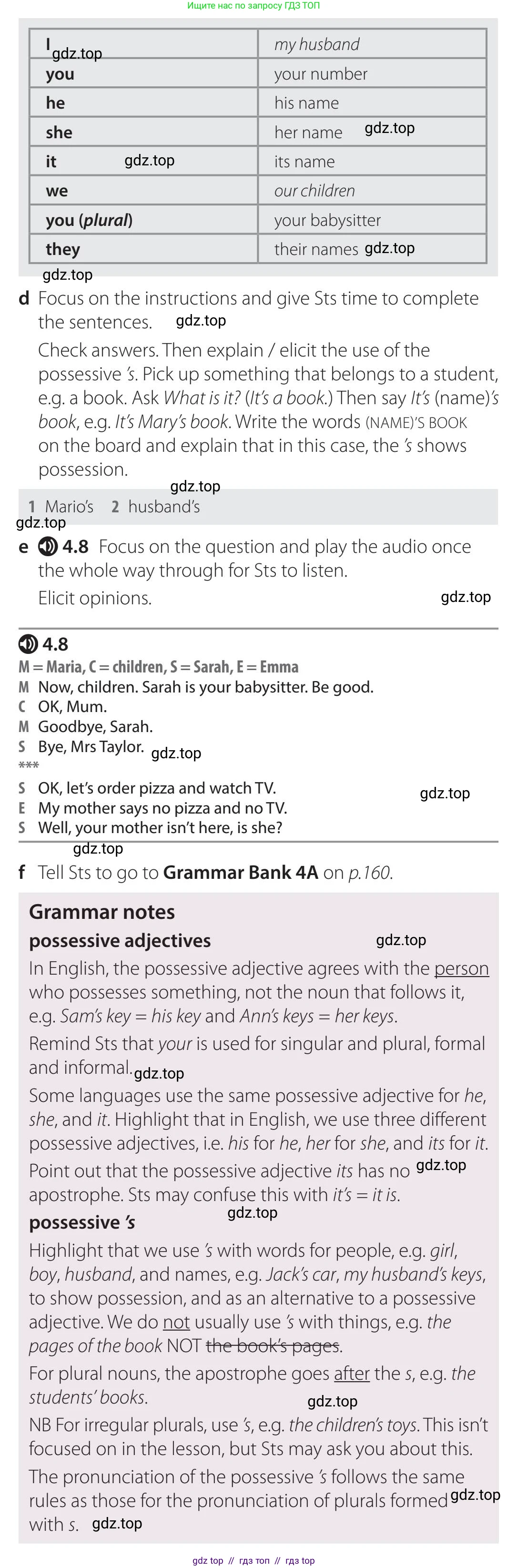 Английский язык (english), 5 класс Учебник (Student's book), авторы: Latham-Koenig Christina, Oxenden Clive, Lambert Jerry, издательство Oxford University Press, Москва, 2019, белого цвета, страница 24, номер 3, Teacer's Guide (продолжение 2)