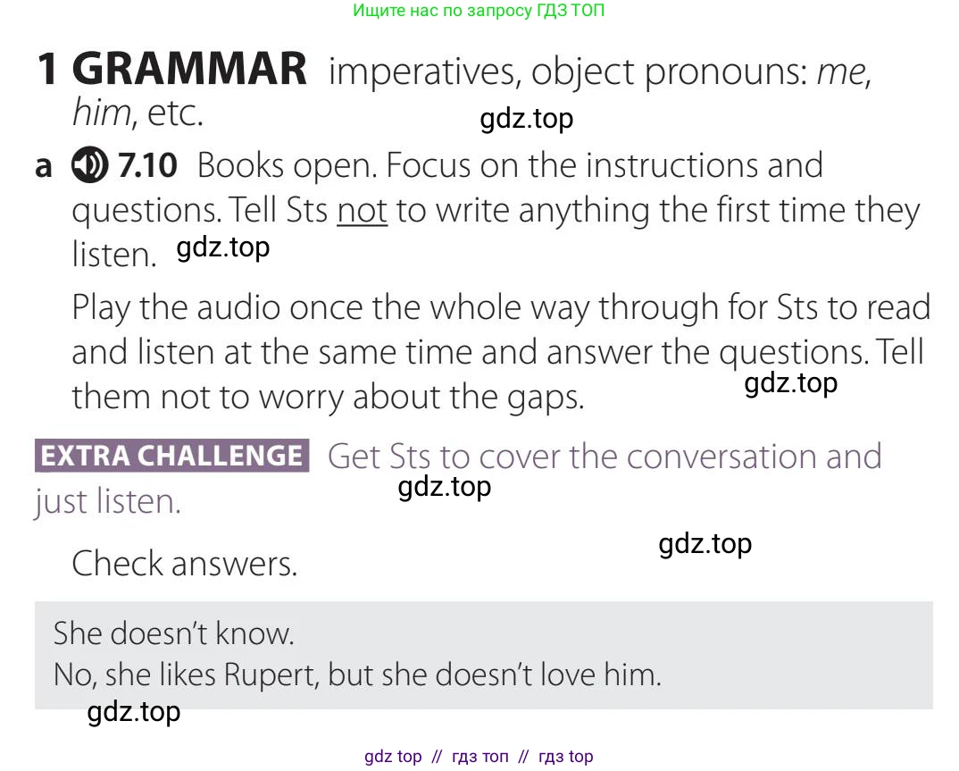 Английский язык (english), 5 класс Учебник (Student's book), авторы: Latham-Koenig Christina, Oxenden Clive, Lambert Jerry, издательство Oxford University Press, Москва, 2019, белого цвета, страница 44, номер 1, Teacer's Guide