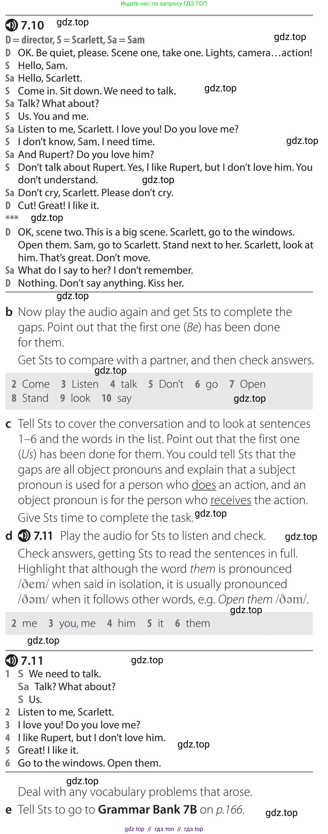 Английский язык (english), 5 класс Учебник (Student's book), авторы: Latham-Koenig Christina, Oxenden Clive, Lambert Jerry, издательство Oxford University Press, Москва, 2019, белого цвета, страница 44, номер 1, Teacer's Guide (продолжение 2)