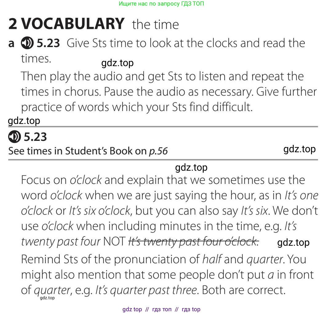 Английский язык (english), 5 класс Учебник (Student's book), авторы: Latham-Koenig Christina, Oxenden Clive, Lambert Jerry, издательство Oxford University Press, Москва, 2019, белого цвета, страница 34, номер 2, Teacer's Guide