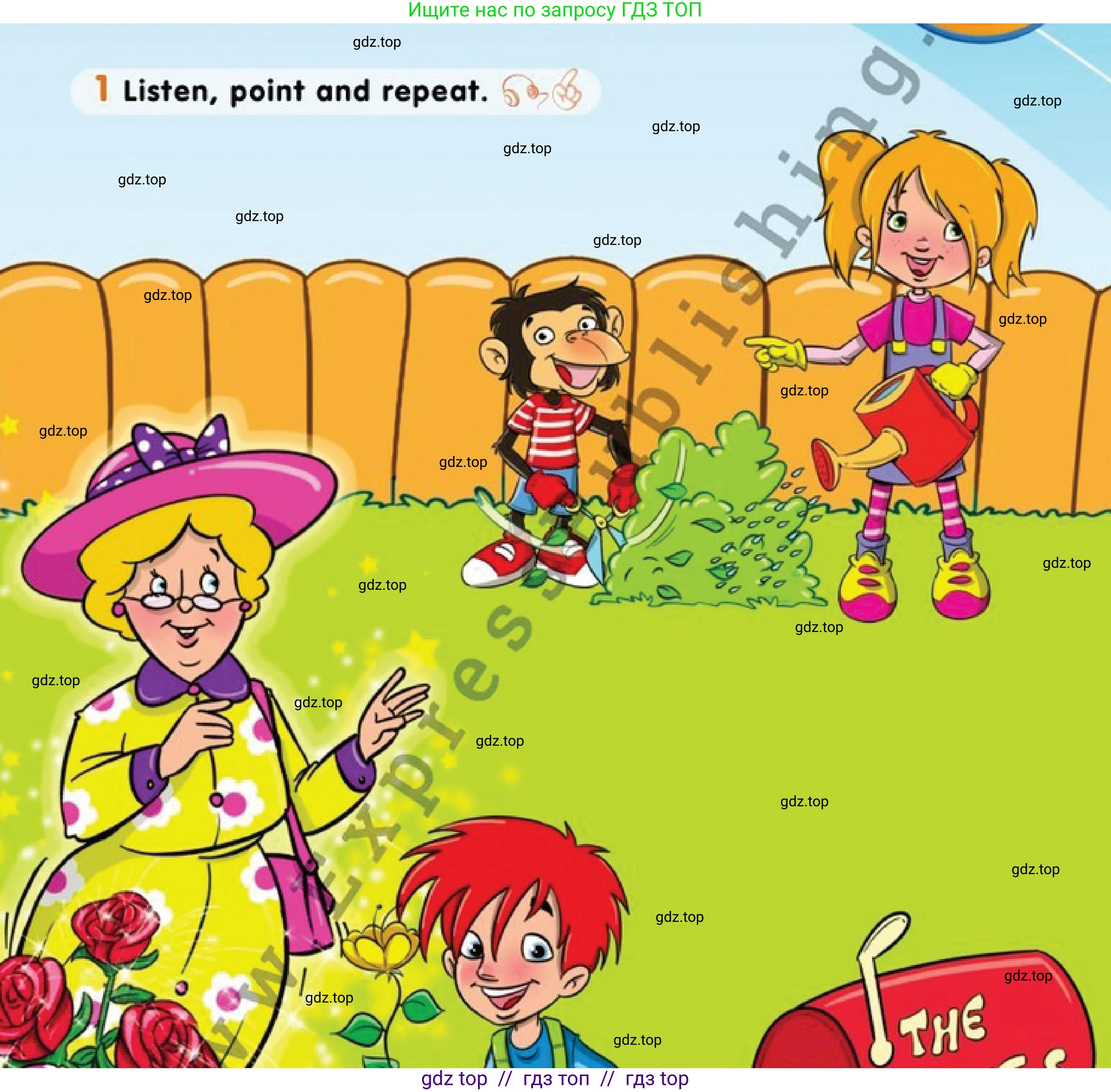 Английский язык (english), 1 класс Учебник (Pupil's book), авторы: Дули Дженни (Dooley Jenny), Эванс Вирджиния (Evans Virginia), Оби Боб (Obee Bob), издательство Express Publishing, Алматы, 2016, голубого цвета, страница 3, номер 1, Условие