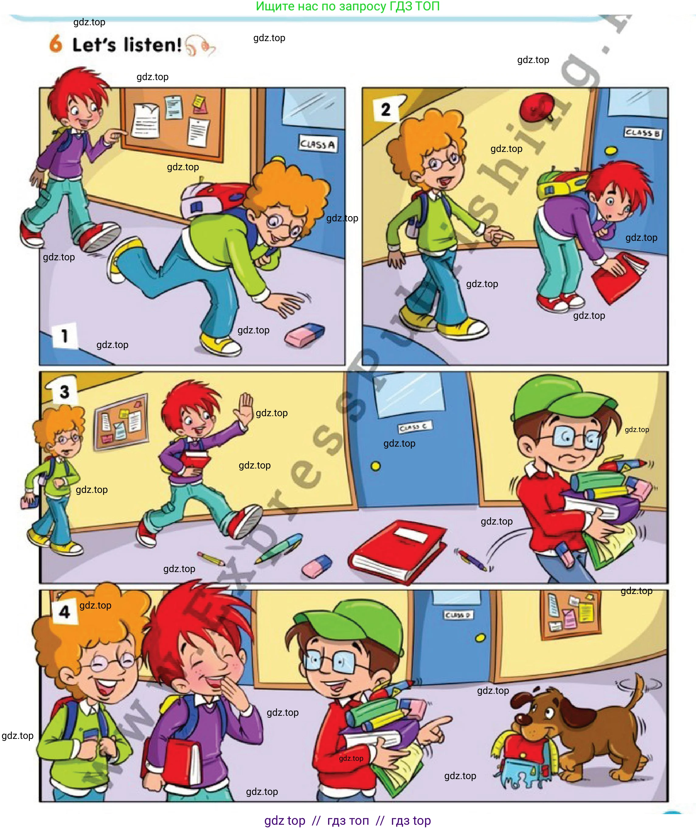 Английский язык (english), 1 класс Учебник (Pupil's book), авторы: Дули Дженни (Dooley Jenny), Эванс Вирджиния (Evans Virginia), Оби Боб (Obee Bob), издательство Express Publishing, Алматы, 2016, голубого цвета, страница 21, номер 6, Условие