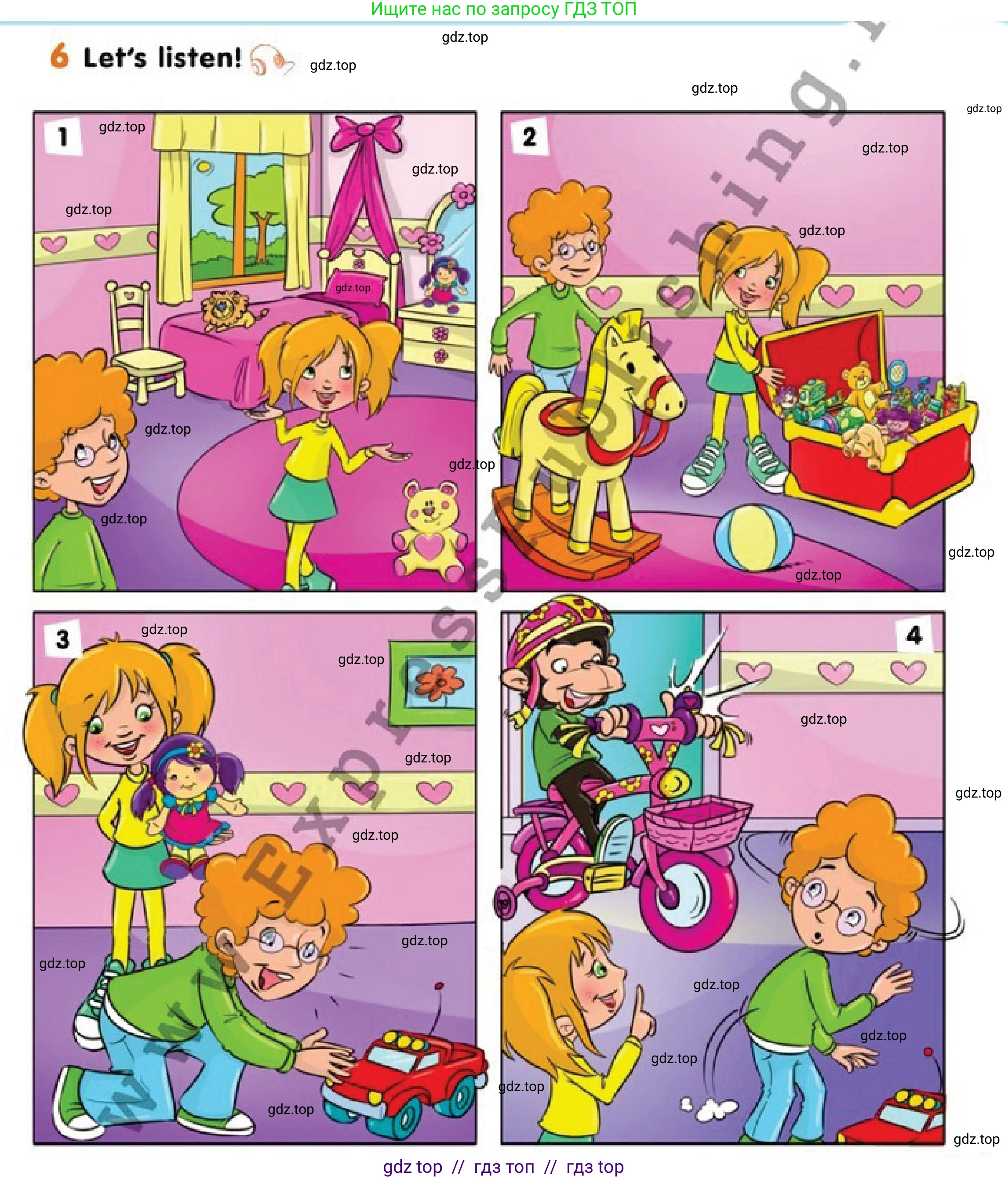Английский язык (english), 1 класс Учебник (Pupil's book), авторы: Дули Дженни (Dooley Jenny), Эванс Вирджиния (Evans Virginia), Оби Боб (Obee Bob), издательство Express Publishing, Алматы, 2016, голубого цвета, страница 35, номер 6, Условие