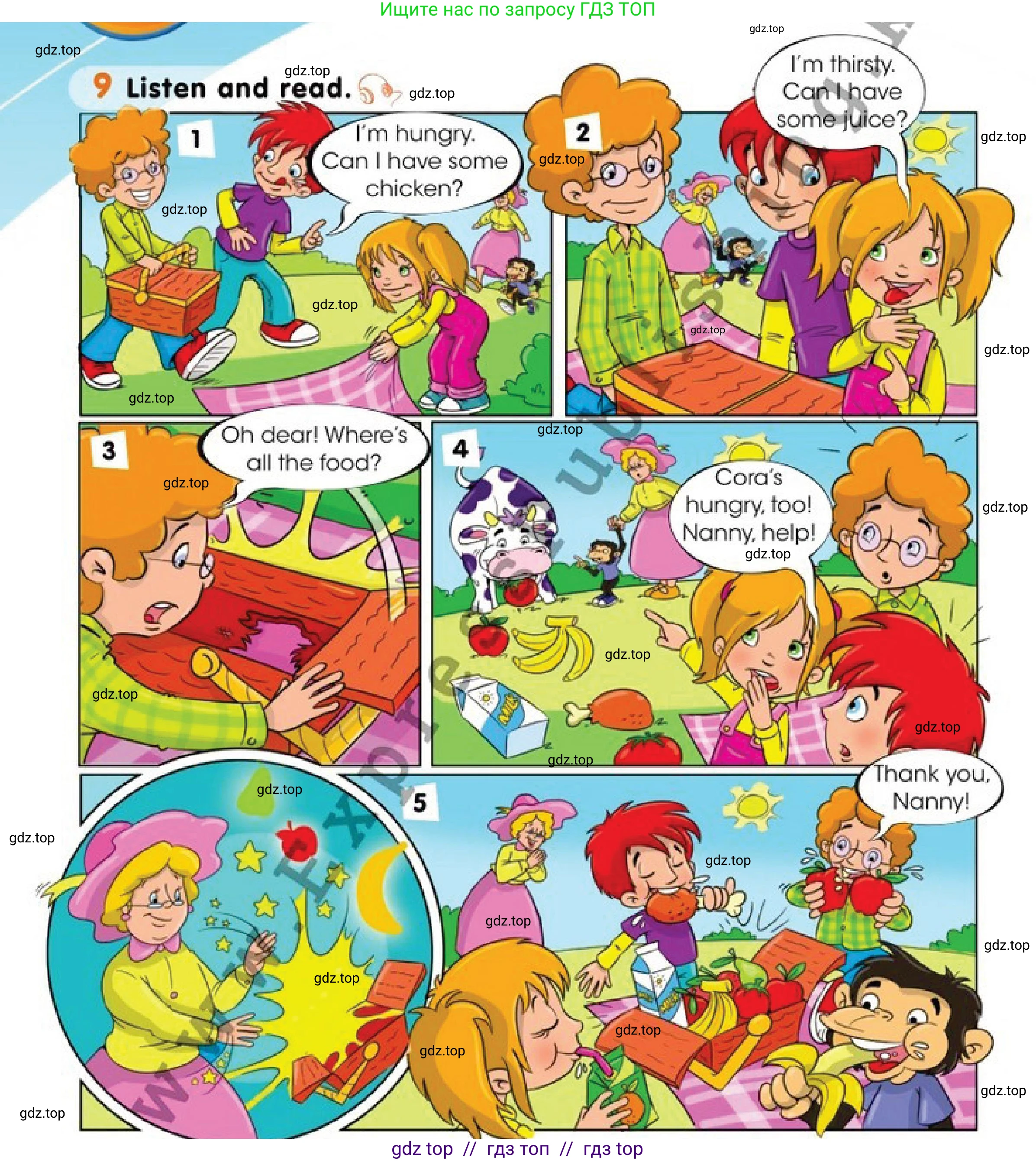 Английский язык (english), 1 класс Учебник (Pupil's book), авторы: Дули Дженни (Dooley Jenny), Эванс Вирджиния (Evans Virginia), Оби Боб (Obee Bob), издательство Express Publishing, Алматы, 2016, голубого цвета, страница 64, номер 9, Условие