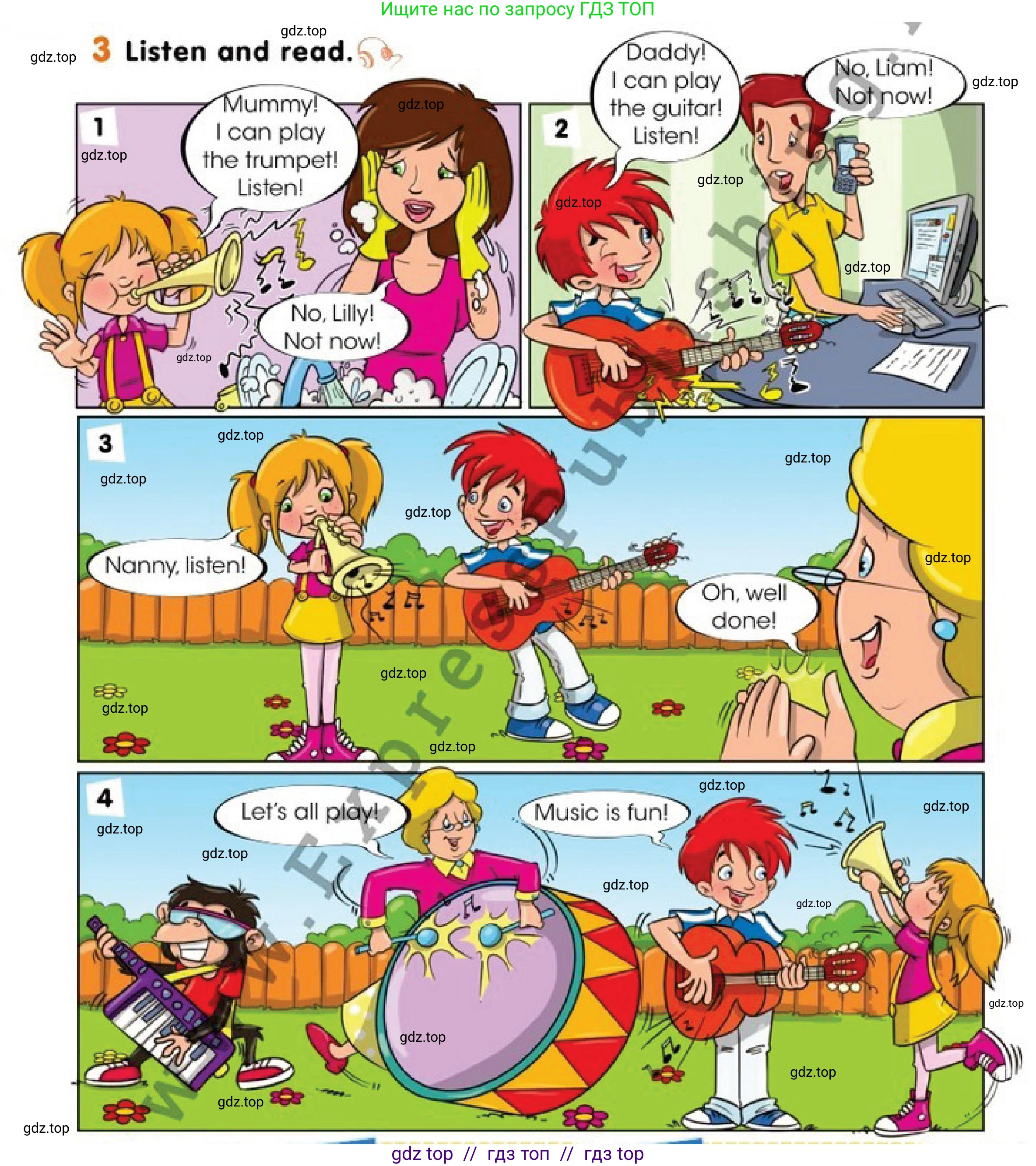 Английский язык (english), 1 класс Учебник (Pupil's book), авторы: Дули Дженни (Dooley Jenny), Эванс Вирджиния (Evans Virginia), Оби Боб (Obee Bob), издательство Express Publishing, Алматы, 2016, голубого цвета, страница 75, номер 3, Условие