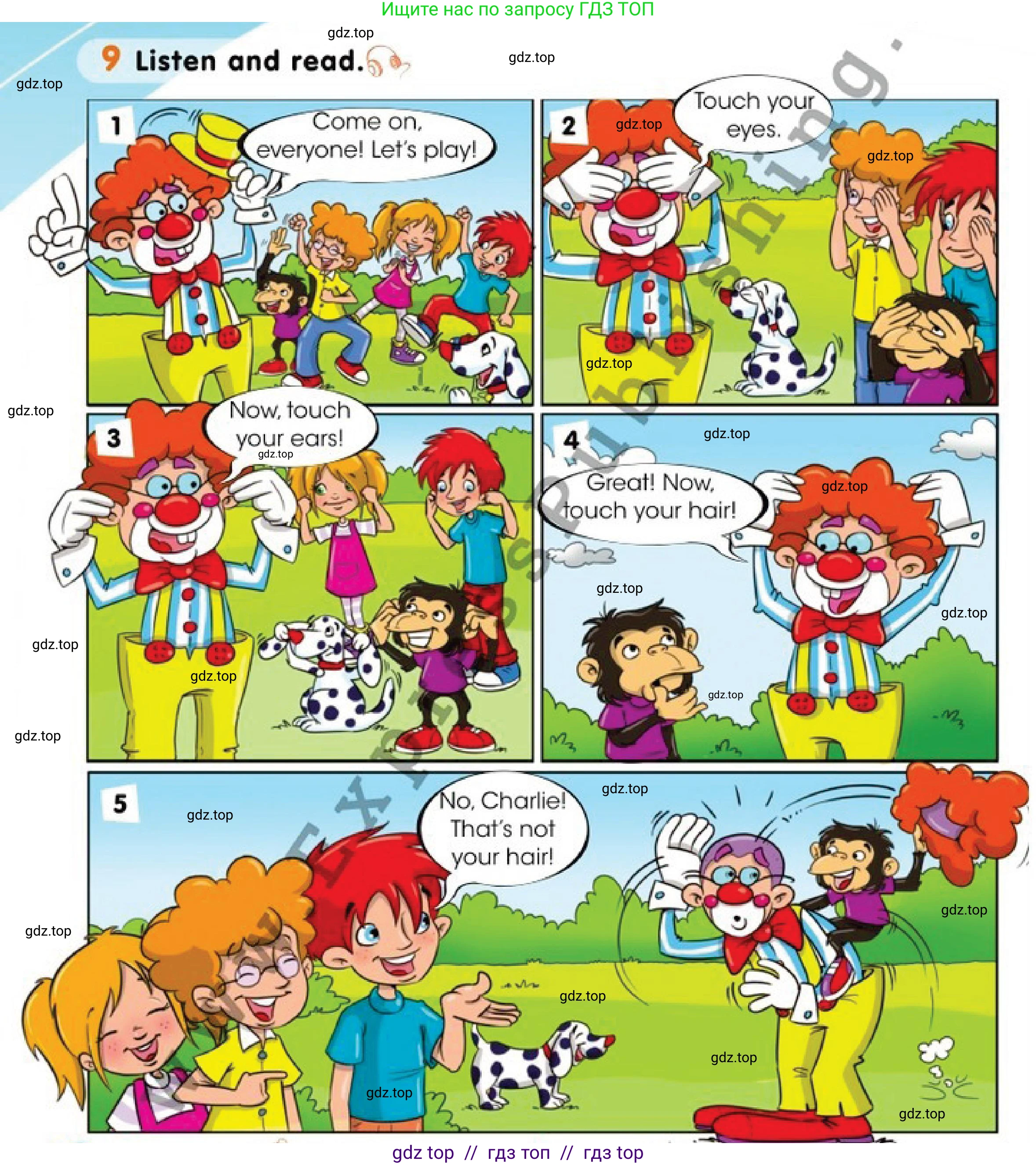 Английский язык (english), 1 класс Учебник (Pupil's book), авторы: Дули Дженни (Dooley Jenny), Эванс Вирджиния (Evans Virginia), Оби Боб (Obee Bob), издательство Express Publishing, Алматы, 2016, голубого цвета, страница 78, номер 9, Условие