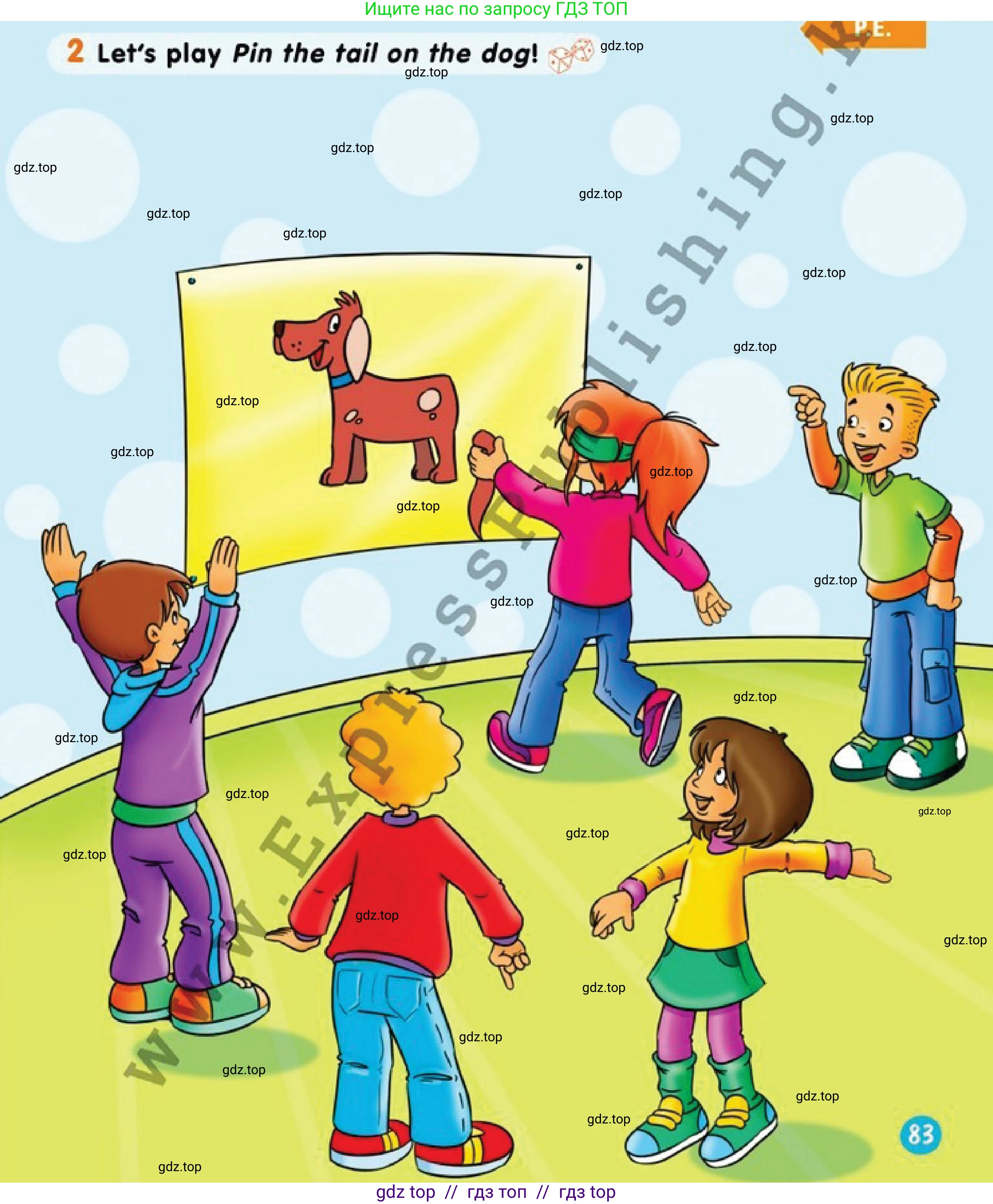 Английский язык (english), 1 класс Учебник (Pupil's book), авторы: Дули Дженни (Dooley Jenny), Эванс Вирджиния (Evans Virginia), Оби Боб (Obee Bob), издательство Express Publishing, Алматы, 2016, голубого цвета, страница 83, номер 2, Условие
