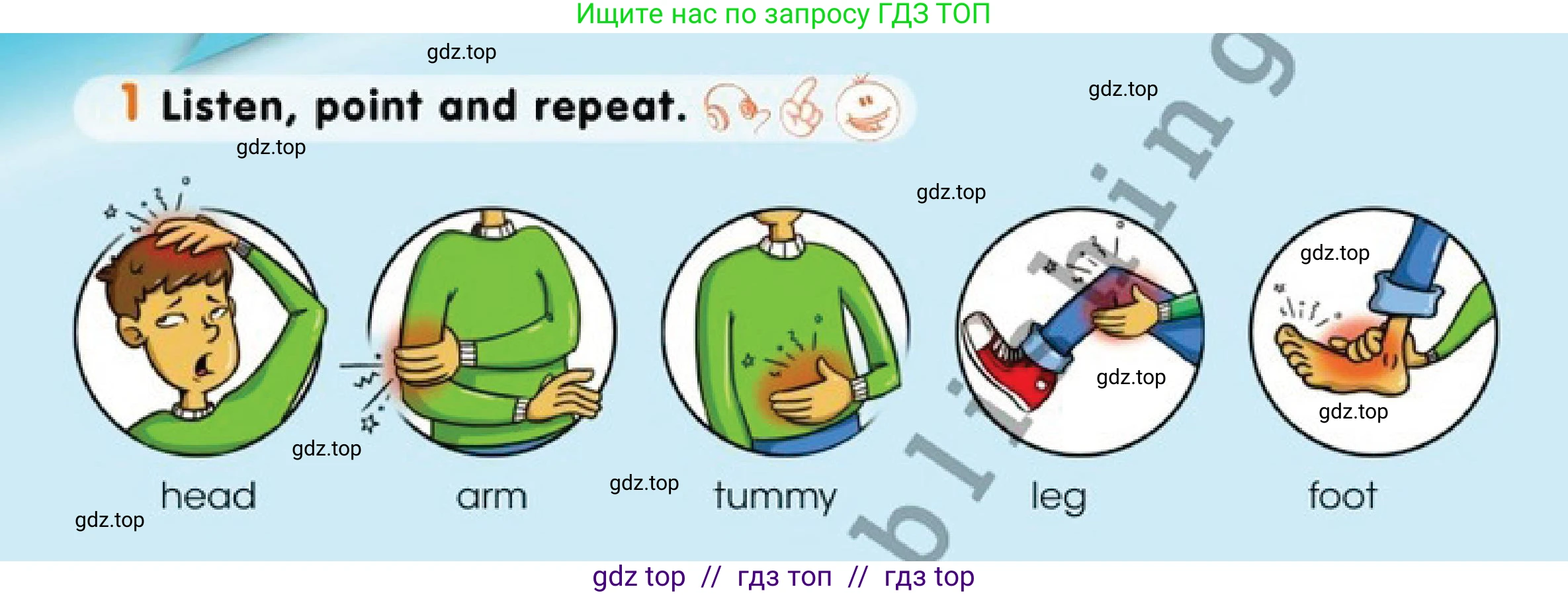 Английский язык (english), 1 класс Учебник (Pupil's book), авторы: Дули Дженни (Dooley Jenny), Эванс Вирджиния (Evans Virginia), Оби Боб (Obee Bob), издательство Express Publishing, Алматы, 2016, голубого цвета, страница 96, номер 1, Условие