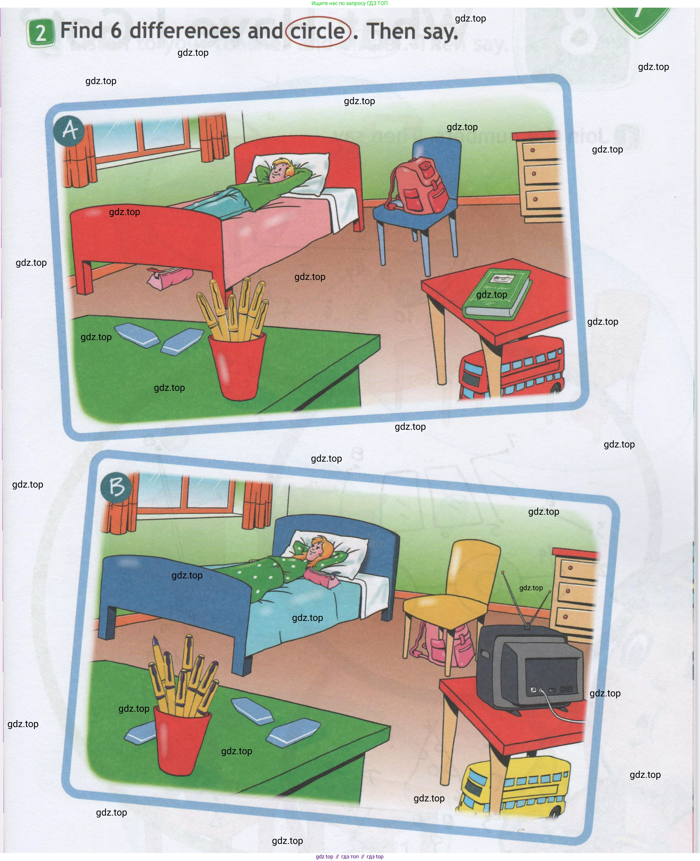 Английский язык (english), 1 класс Рабочая тетрадь (workbook), авторы: Быкова Надежда Ильинична (Bykova Nadezhda), Дули Дженни (Dooley Jenny), Поспелова Марина Давидовна (Pospelova Marina), Эванс Вирджиния (Evans Virginia), издательство Просвещение, Москва, 2012, страница 29, номер 2, Условие