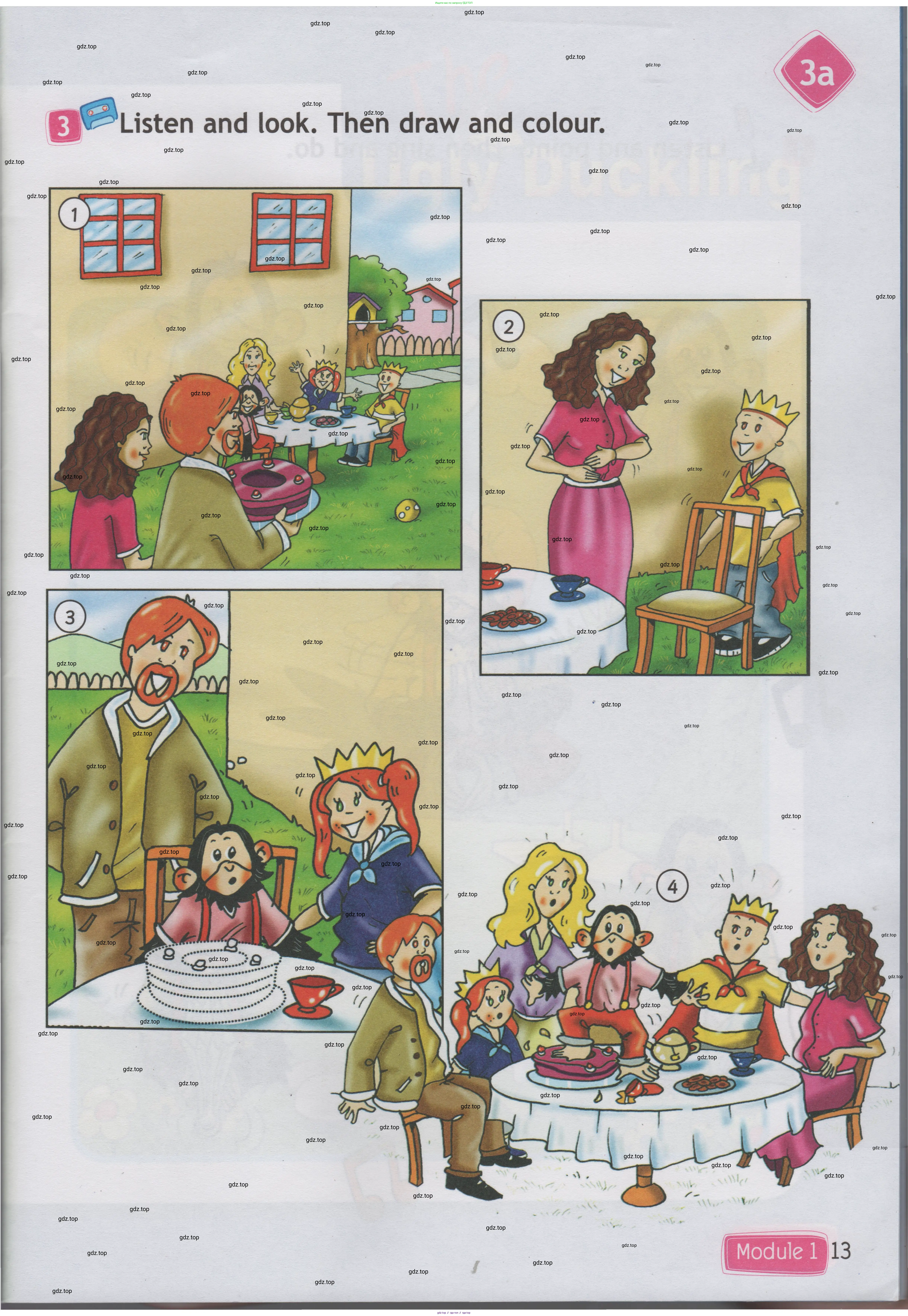 Английский язык (english), 1 класс Учебник (Student's book), авторы: Быкова Надежда Ильинична (Bykova Nadezhda), Дули Дженни (Dooley Jenny), Поспелова Марина Давидовна (Pospelova Marina), Эванс Вирджиния (Evans Virginia), издательство Просвещение, Москва, 2019, страница 13