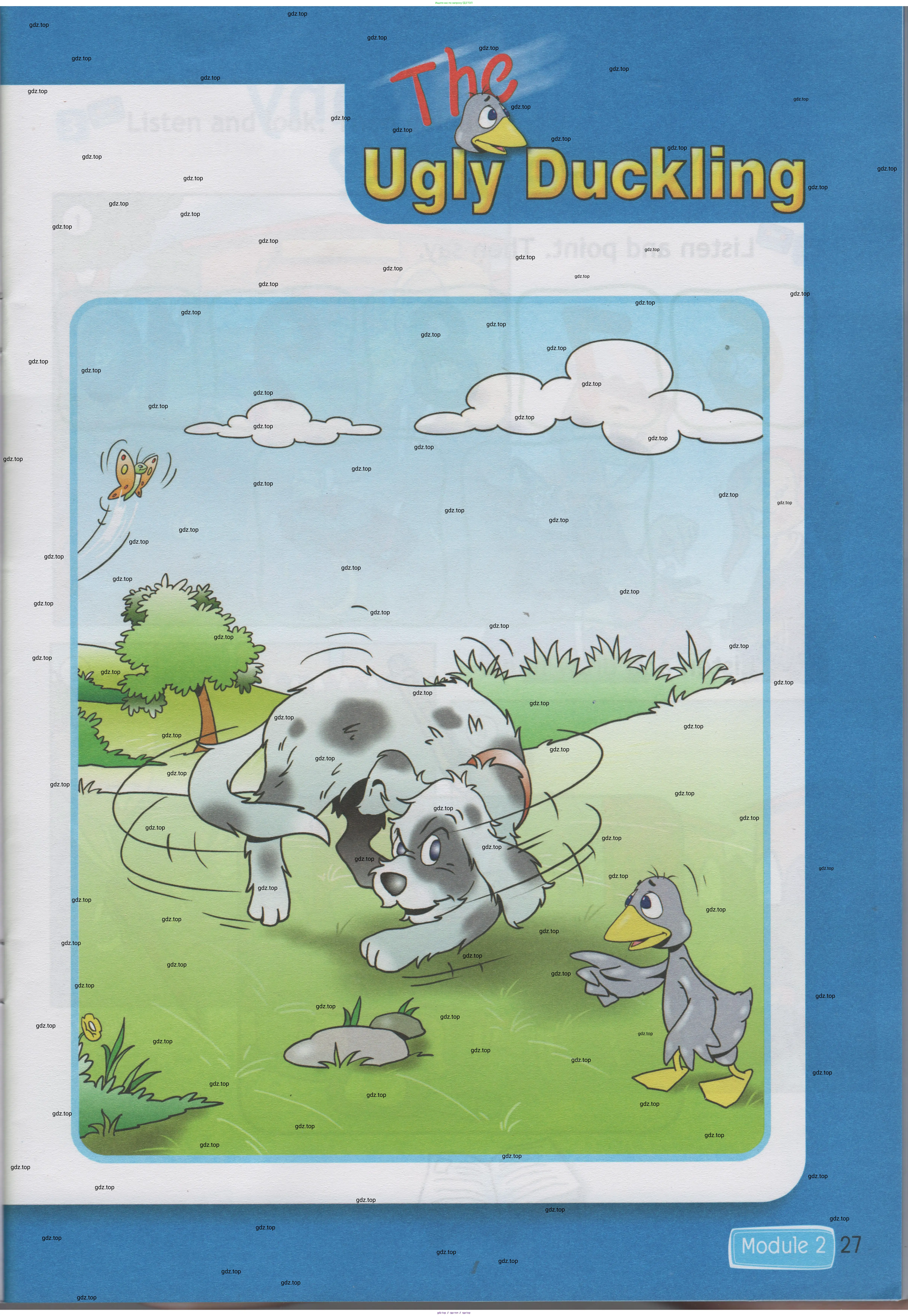 Английский язык (english), 1 класс Учебник (Student's book), авторы: Быкова Надежда Ильинична (Bykova Nadezhda), Дули Дженни (Dooley Jenny), Поспелова Марина Давидовна (Pospelova Marina), Эванс Вирджиния (Evans Virginia), издательство Просвещение, Москва, 2019, страница 27