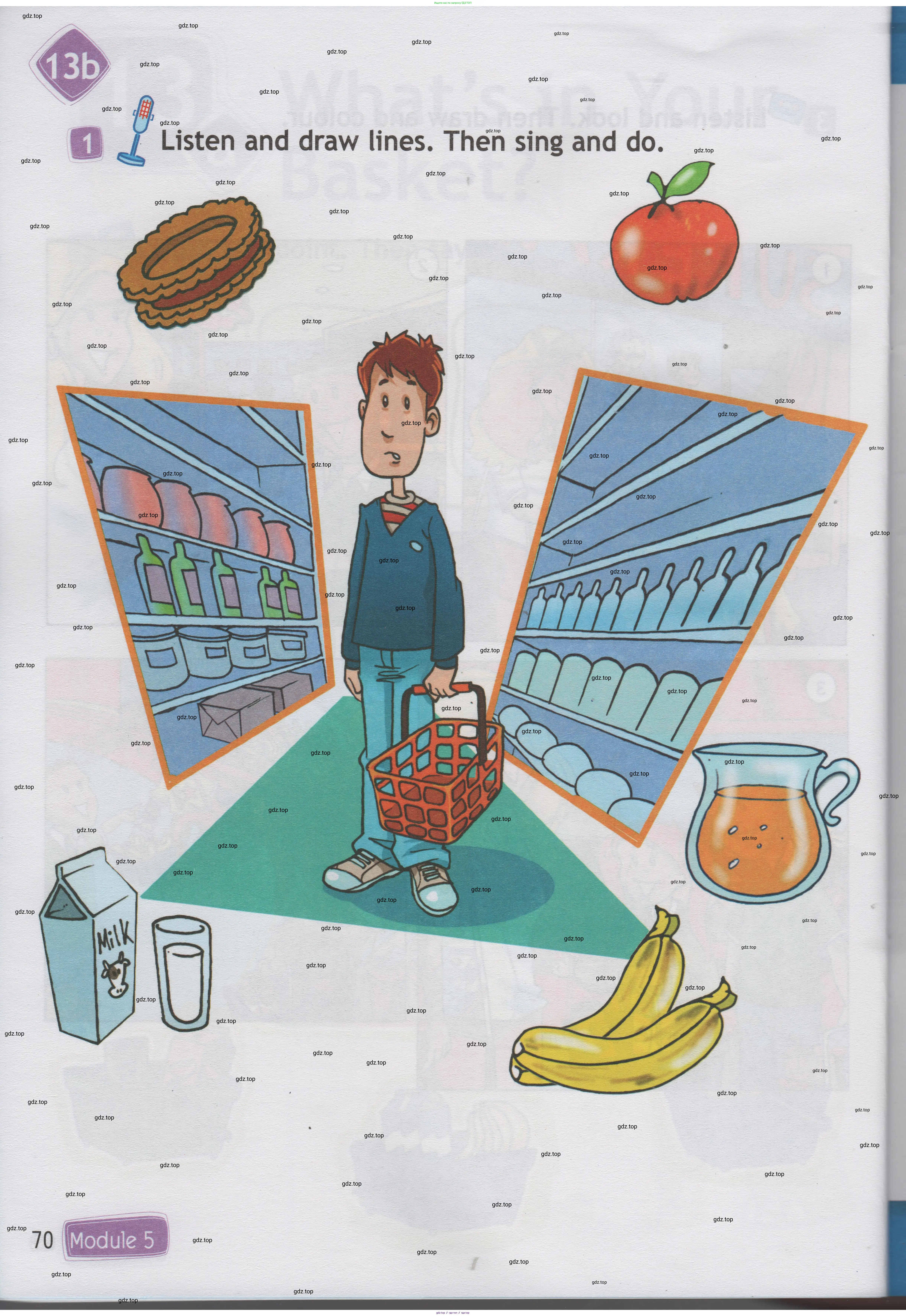 Английский язык (english), 1 класс Учебник (Student's book), авторы: Быкова Надежда Ильинична (Bykova Nadezhda), Дули Дженни (Dooley Jenny), Поспелова Марина Давидовна (Pospelova Marina), Эванс Вирджиния (Evans Virginia), издательство Просвещение, Москва, 2019, страница 70
