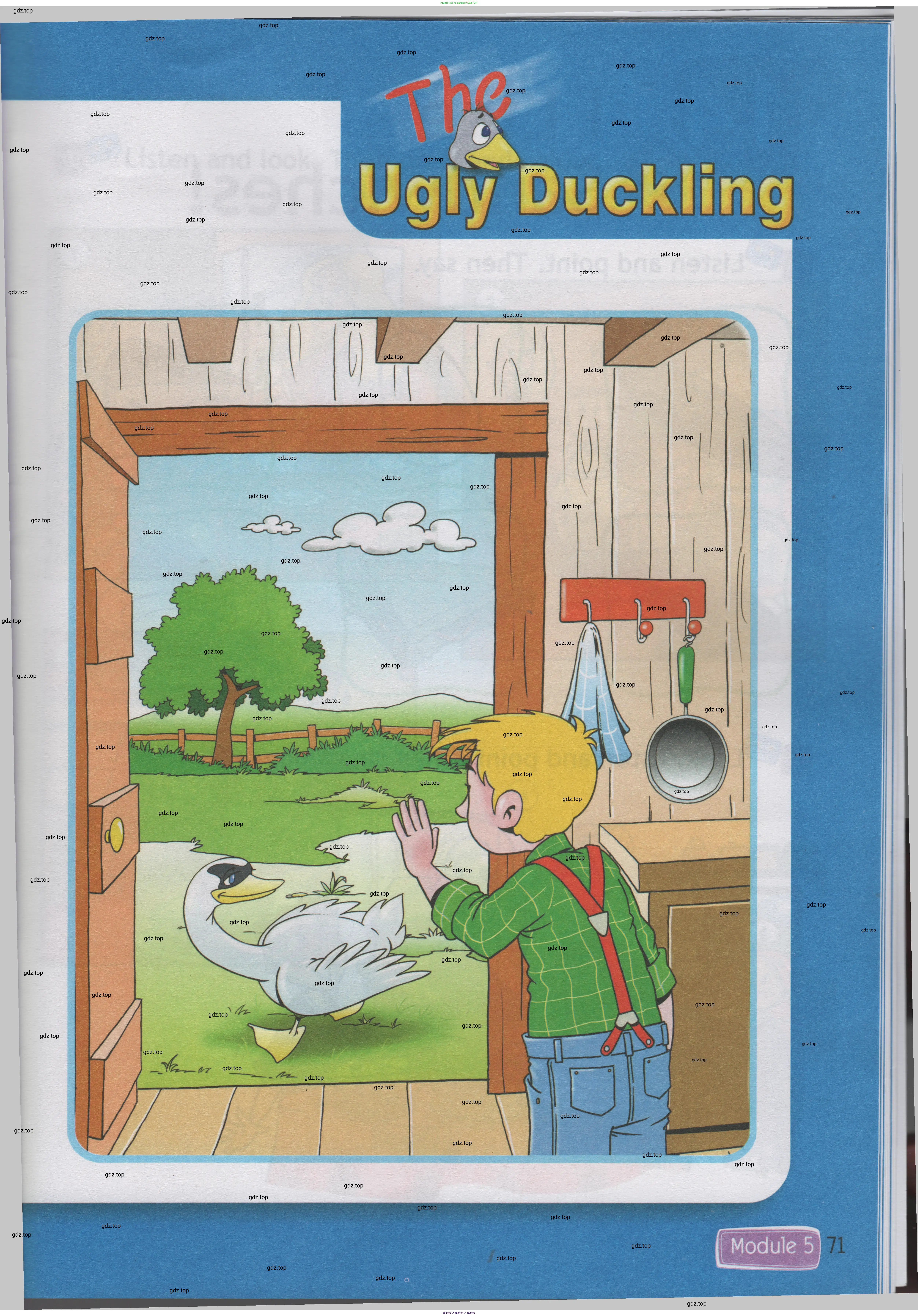 Английский язык (english), 1 класс Учебник (Student's book), авторы: Быкова Надежда Ильинична (Bykova Nadezhda), Дули Дженни (Dooley Jenny), Поспелова Марина Давидовна (Pospelova Marina), Эванс Вирджиния (Evans Virginia), издательство Просвещение, Москва, 2019, страница 71