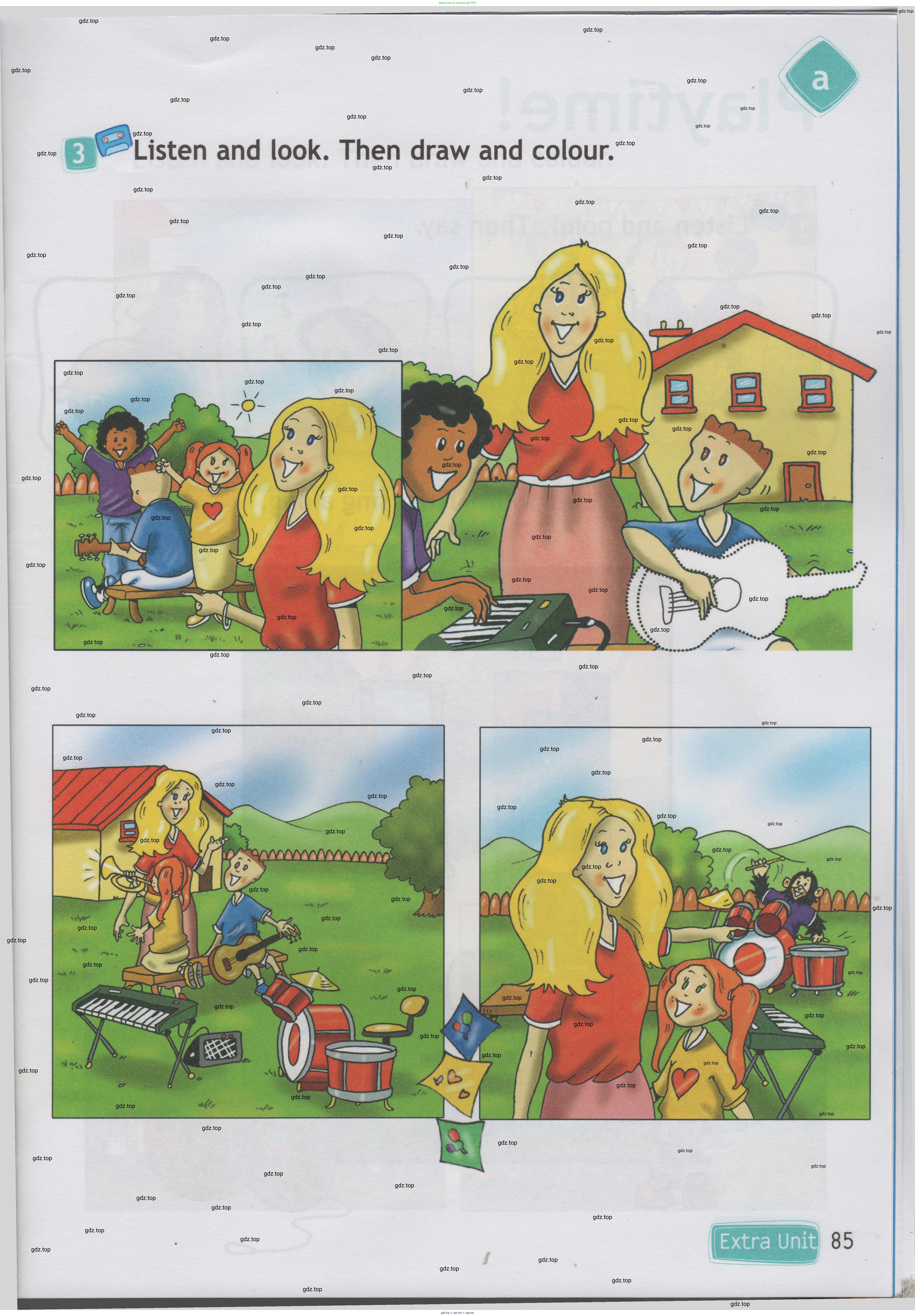 Английский язык (english), 1 класс Учебник (Student's book), авторы: Быкова Надежда Ильинична (Bykova Nadezhda), Дули Дженни (Dooley Jenny), Поспелова Марина Давидовна (Pospelova Marina), Эванс Вирджиния (Evans Virginia), издательство Просвещение, Москва, 2019, страница 85