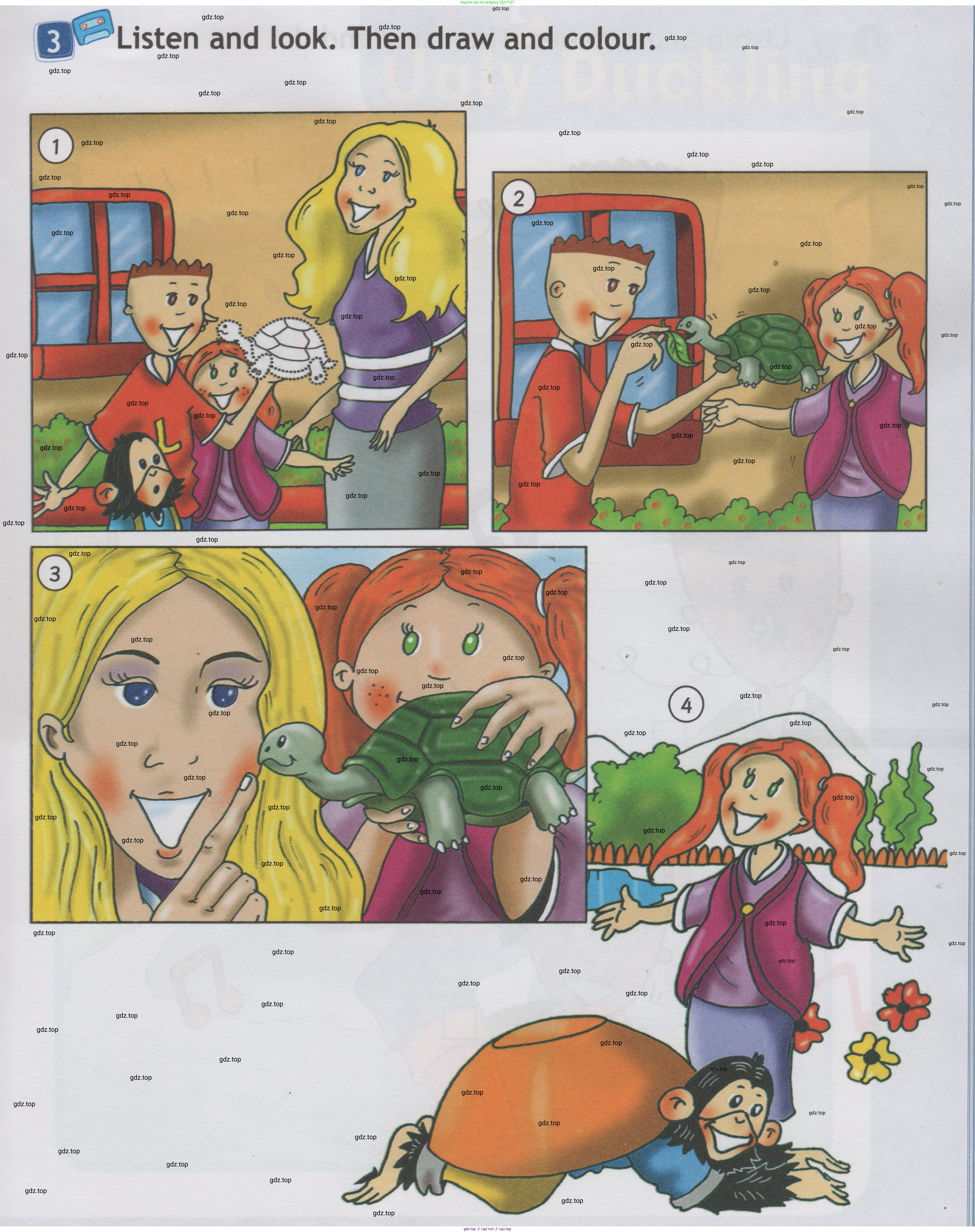 Английский язык (english), 1 класс Учебник (Student's book), авторы: Быкова Надежда Ильинична (Bykova Nadezhda), Дули Дженни (Dooley Jenny), Поспелова Марина Давидовна (Pospelova Marina), Эванс Вирджиния (Evans Virginia), издательство Просвещение, Москва, 2019, страница 57, номер 3, Условие
