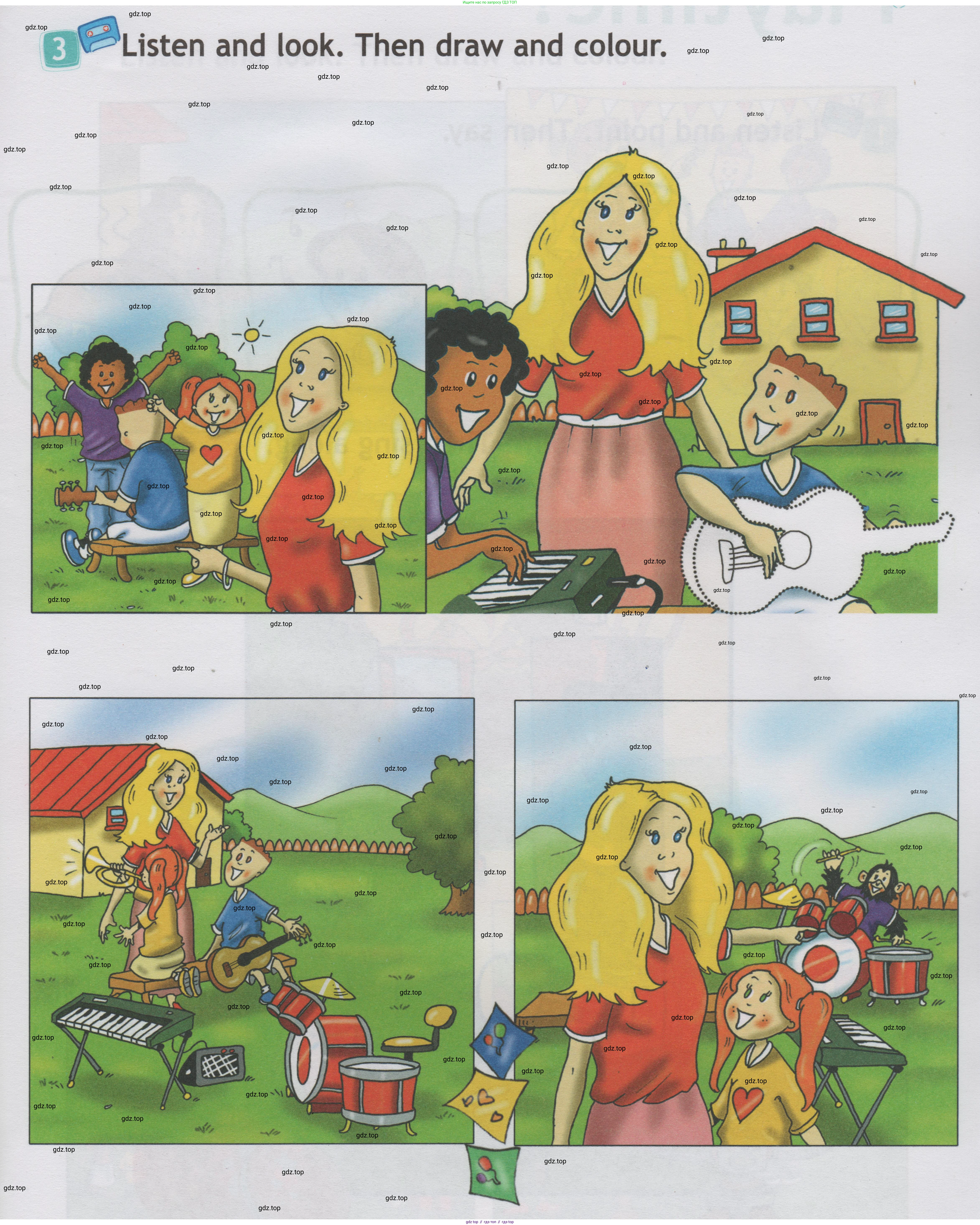 Английский язык (english), 1 класс Учебник (Student's book), авторы: Быкова Надежда Ильинична (Bykova Nadezhda), Дули Дженни (Dooley Jenny), Поспелова Марина Давидовна (Pospelova Marina), Эванс Вирджиния (Evans Virginia), издательство Просвещение, Москва, 2019, страница 85, номер 3, Условие