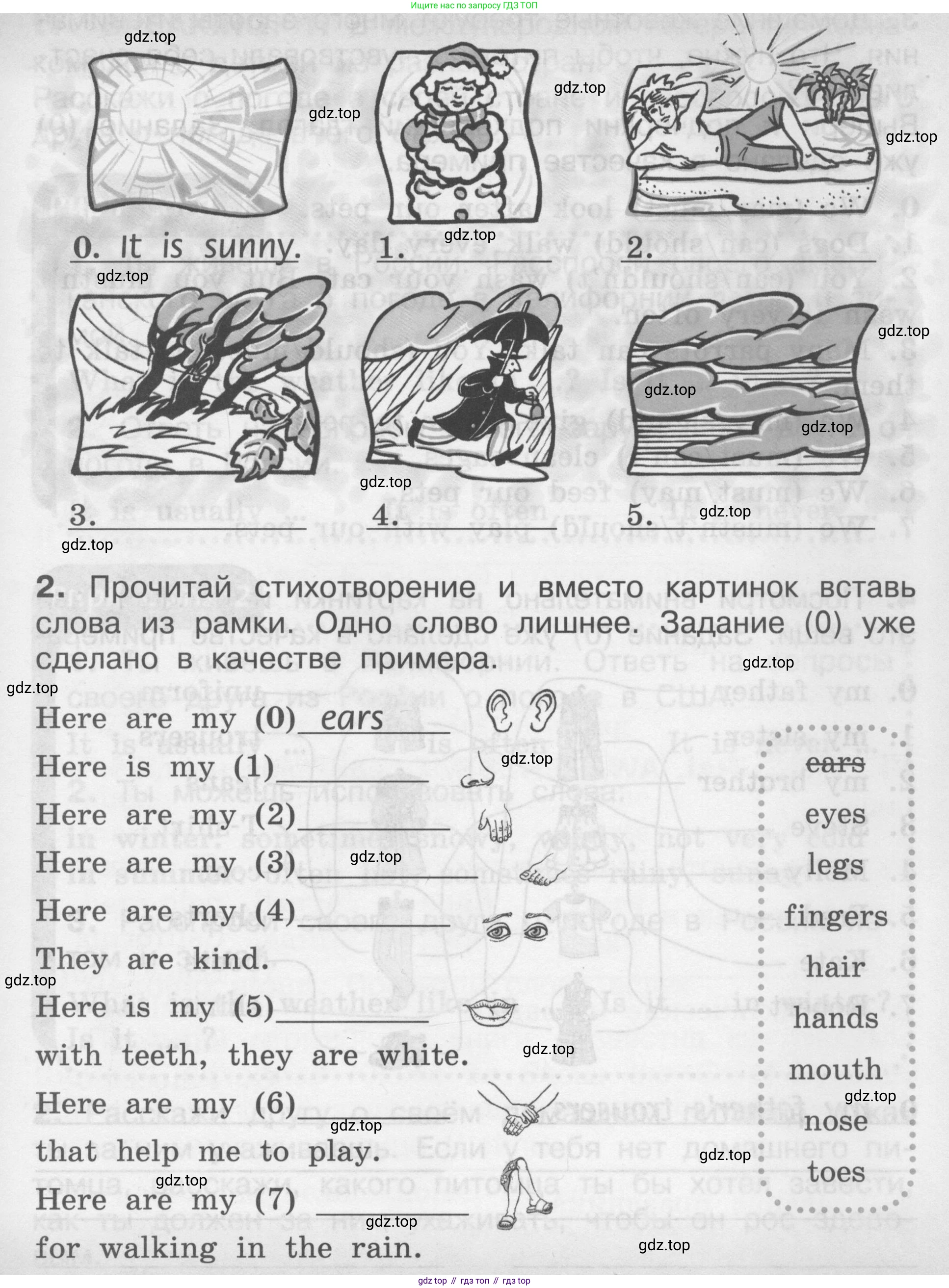 Английский язык (english), 2-4 класс контрольные задания (assessment tasks), автор: Кузовлев Владимир Петрович (Kuzovlev Vladimir), издательство Просвещение, Москва, 2016, зелёного цвета, страница 40, номер III, Условие (продолжение 2)