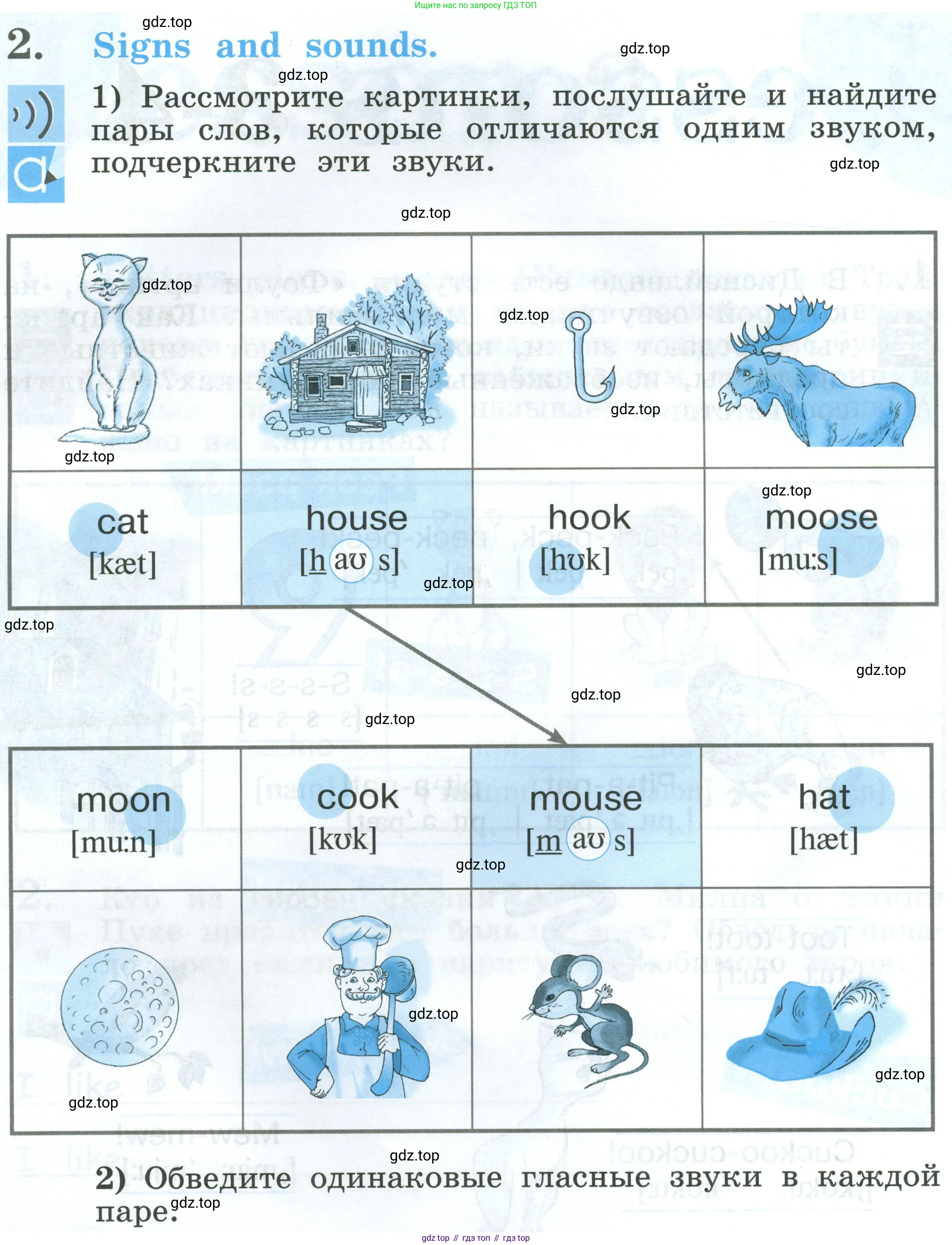 Английский язык (english), 2 класс рабочая тетрадь (activity book), авторы: Кузовлев Владимир Петрович (Kuzovlev Vladimir), Перегудова Эльвира Шакировна, Пастухова Светлана Анатольевна (Pastukhova Svetlana), Стрельникова Ольга Викторовна (Strelnikova Olga), издательство Просвещение, Москва, 2023, розового цвета, страница 8, номер 2, Условие