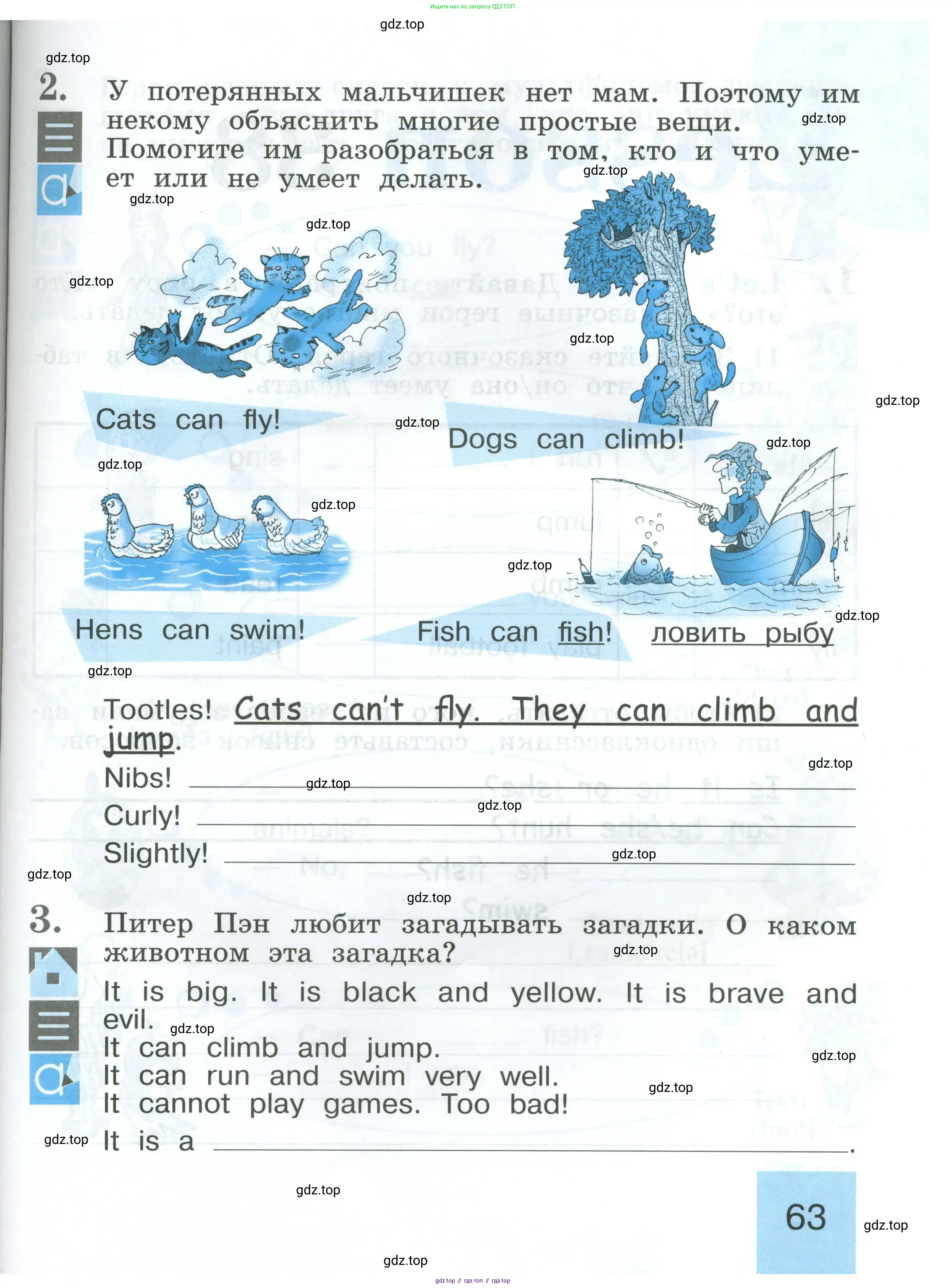 Английский язык (english), 2 класс рабочая тетрадь (activity book), авторы: Кузовлев Владимир Петрович (Kuzovlev Vladimir), Перегудова Эльвира Шакировна, Пастухова Светлана Анатольевна (Pastukhova Svetlana), Стрельникова Ольга Викторовна (Strelnikova Olga), издательство Просвещение, Москва, 2023, розового цвета, страница 63
