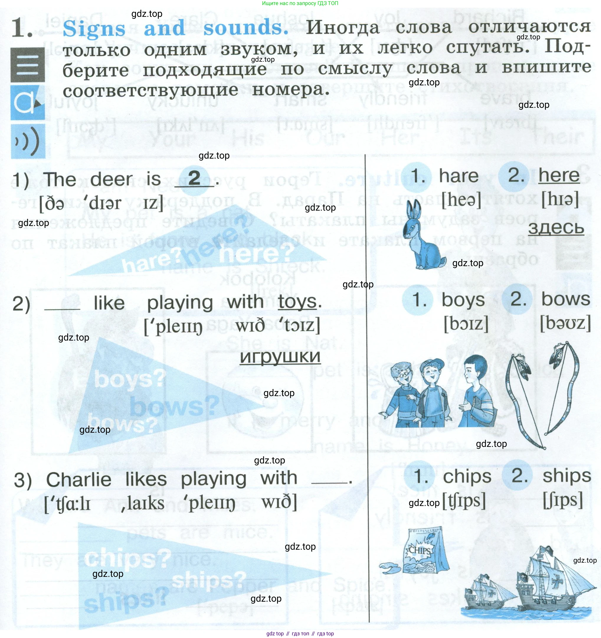 Английский язык (english), 2 класс рабочая тетрадь (activity book), авторы: Кузовлев Владимир Петрович (Kuzovlev Vladimir), Перегудова Эльвира Шакировна, Пастухова Светлана Анатольевна (Pastukhova Svetlana), Стрельникова Ольга Викторовна (Strelnikova Olga), издательство Просвещение, Москва, 2023, розового цвета, страница 25, номер 1, Условие