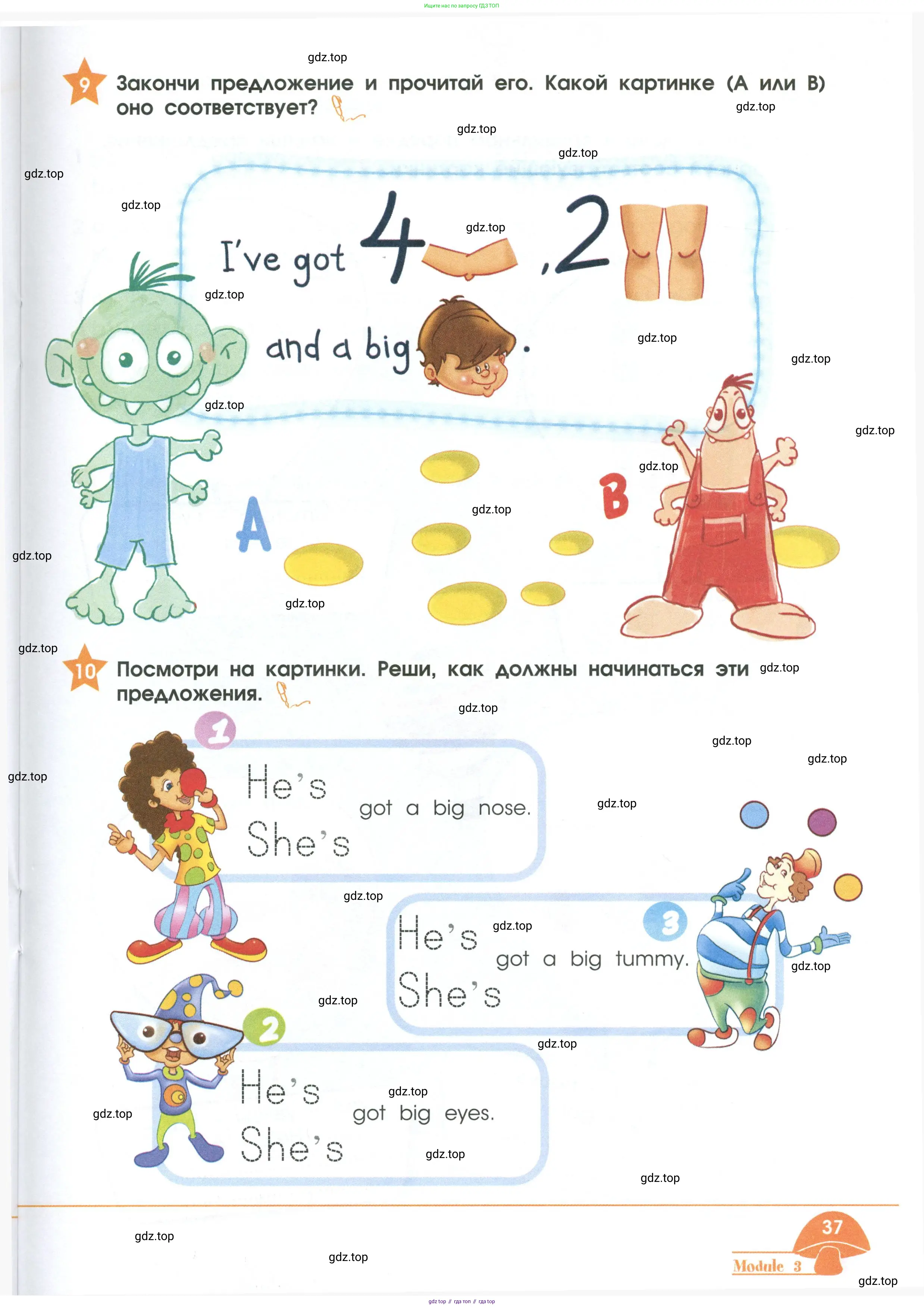Английский язык (english), 2 класс Рабочая тетрадь (workbook), авторы: Баранова Ксения Михайловна (Baranova Ksenia), Дули Дженни (Dooley Jenny), Копылова Виктория Викторовна (Kopylova Victoria), Мильруд Радислав Петрович (Millrood Radislav), Эванс Вирджиния (Evans Virginia), издательство Просвещение, Москва, 2023, белого цвета, Часть ( Part) 1, страница 37