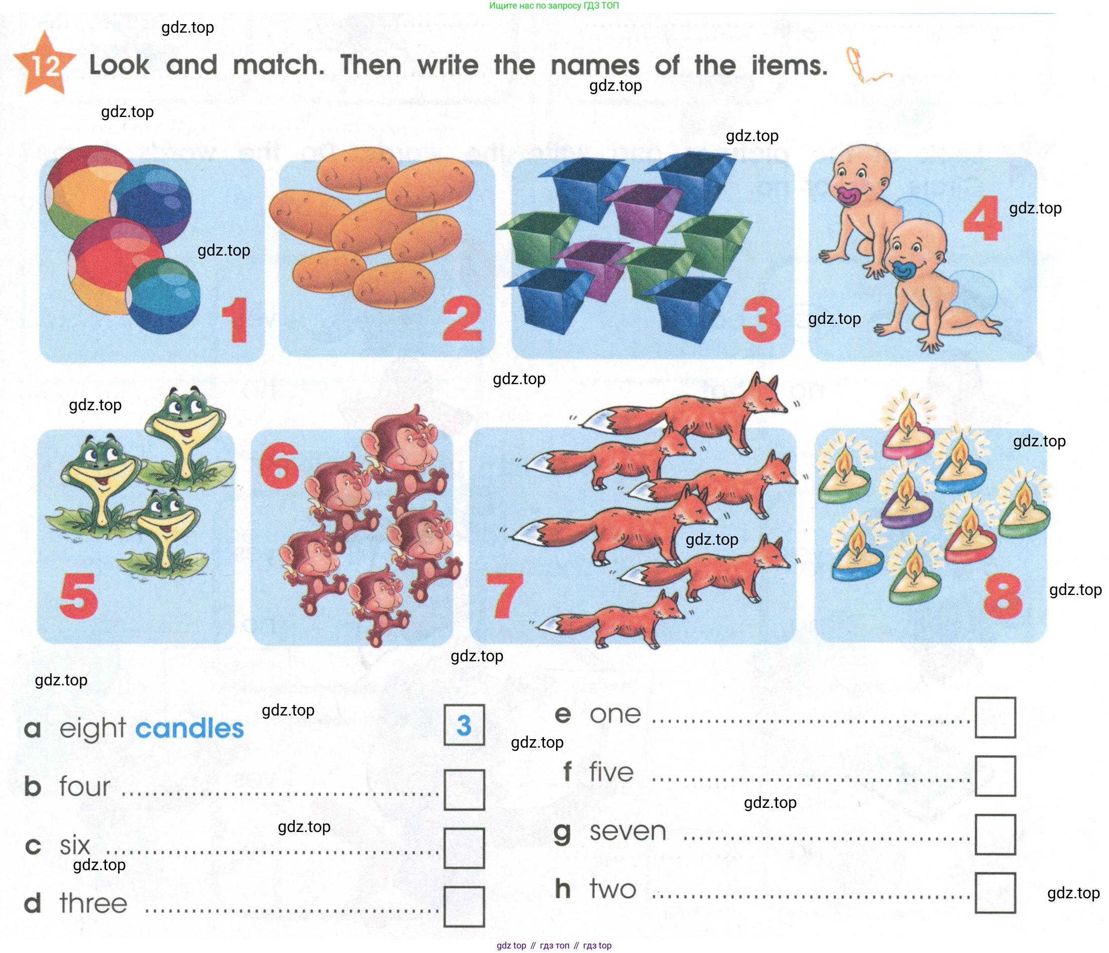 Английский язык (english), 2 класс Рабочая тетрадь (workbook), авторы: Баранова Ксения Михайловна (Baranova Ksenia), Дули Дженни (Dooley Jenny), Копылова Виктория Викторовна (Kopylova Victoria), Мильруд Радислав Петрович (Millrood Radislav), Эванс Вирджиния (Evans Virginia), издательство Просвещение, Москва, 2023, белого цвета, Часть ( Part) 2, страница 11, номер 12, Условие
