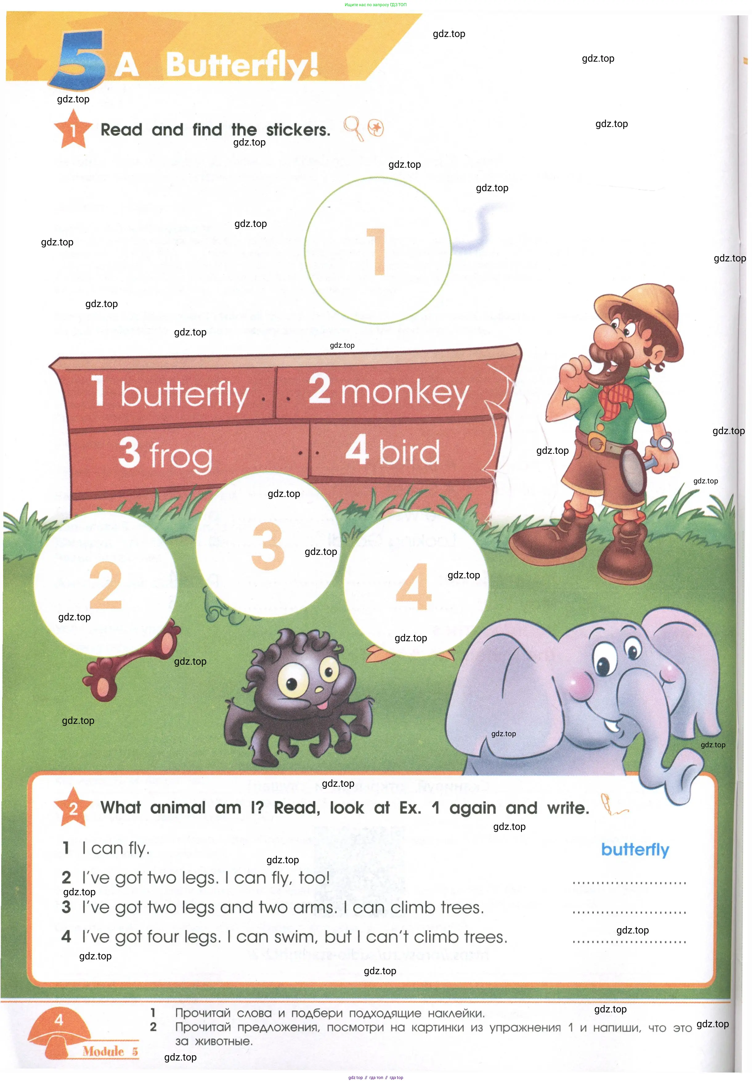 Английский язык (english), 2 класс Рабочая тетрадь (workbook), авторы: Баранова Ксения Михайловна (Baranova Ksenia), Дули Дженни (Dooley Jenny), Копылова Виктория Викторовна (Kopylova Victoria), Мильруд Радислав Петрович (Millrood Radislav), Эванс Вирджиния (Evans Virginia), издательство Просвещение, Москва, 2023, белого цвета, Часть ( Part) 1, страница 4