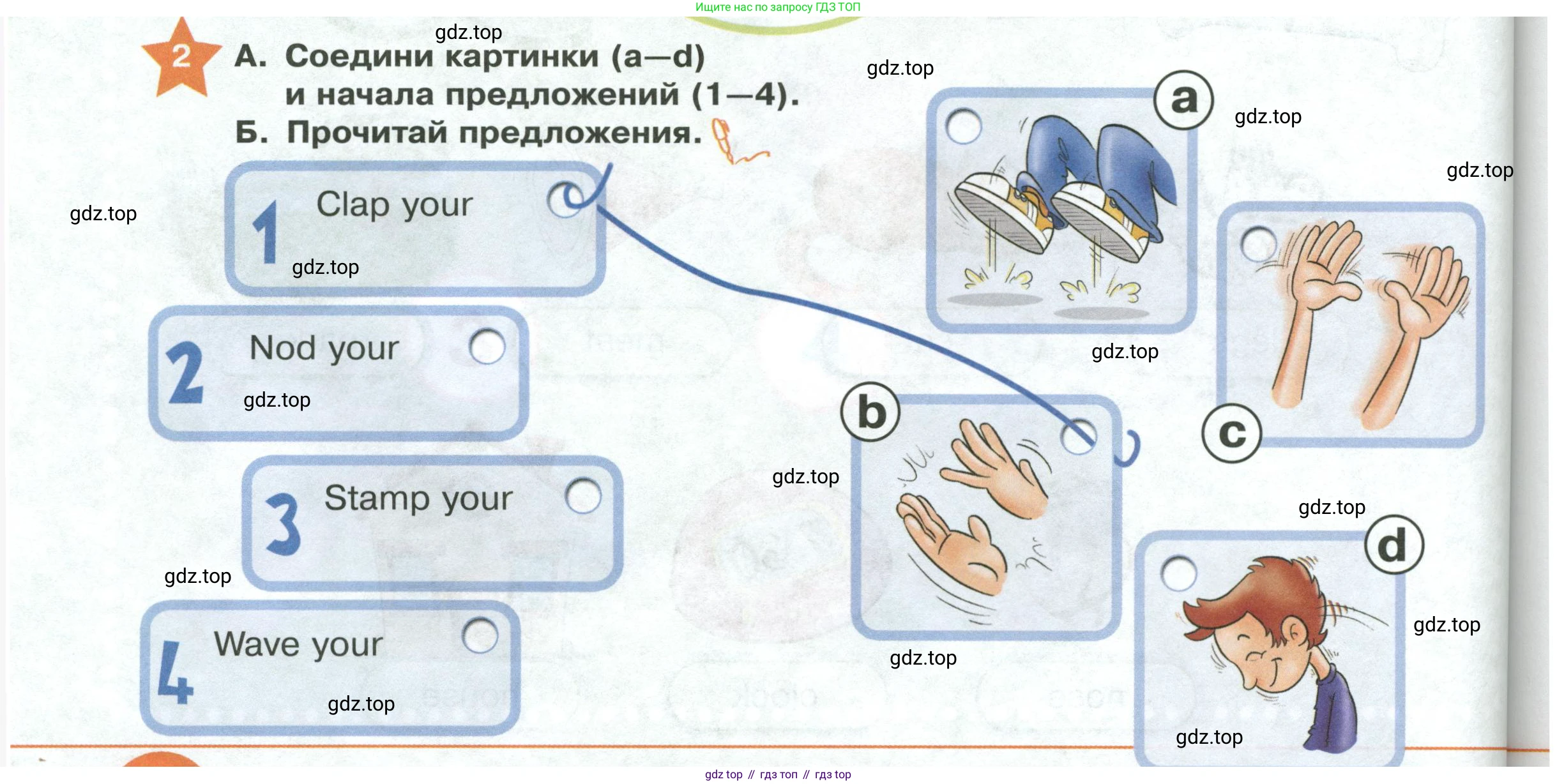 ГДЗ Английский язык (english), 2 класс Учебник (Student's book), авторы: Баранова Ксения Михайловна (Baranova Ksenia), Дули Дженни (Dooley Jenny), Копылова Виктория Викторовна (Kopylova Victoria), Мильруд Радислав Петрович (Millrood Radislav), Эванс Вирджиния (Evans Virginia), издательство Просвещение, Москва, 2023, белого цвета, Часть ( Part) 1, страница 74, номер 2, Условие
