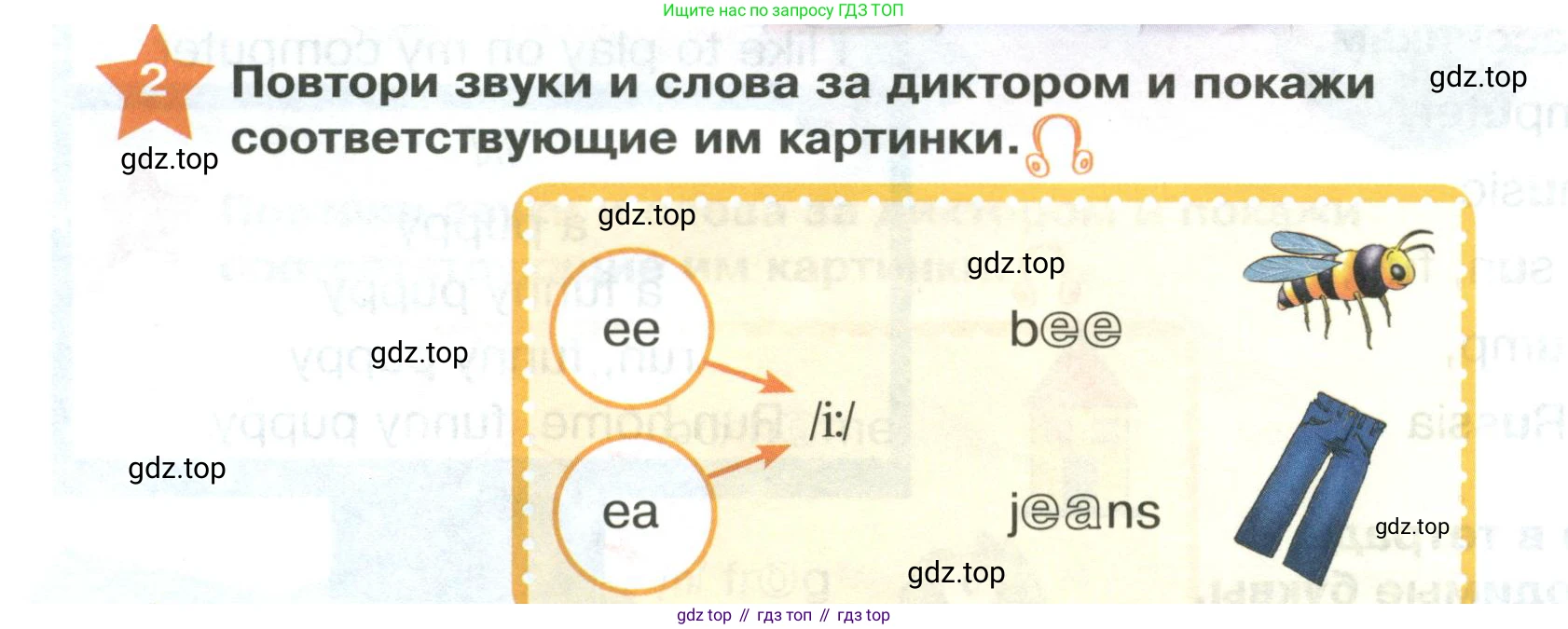 ГДЗ Английский язык (english), 2 класс Учебник (Student's book), авторы: Баранова Ксения Михайловна (Baranova Ksenia), Дули Дженни (Dooley Jenny), Копылова Виктория Викторовна (Kopylova Victoria), Мильруд Радислав Петрович (Millrood Radislav), Эванс Вирджиния (Evans Virginia), издательство Просвещение, Москва, 2023, белого цвета, Часть ( Part) 1, страница 14, номер 2, Условие
