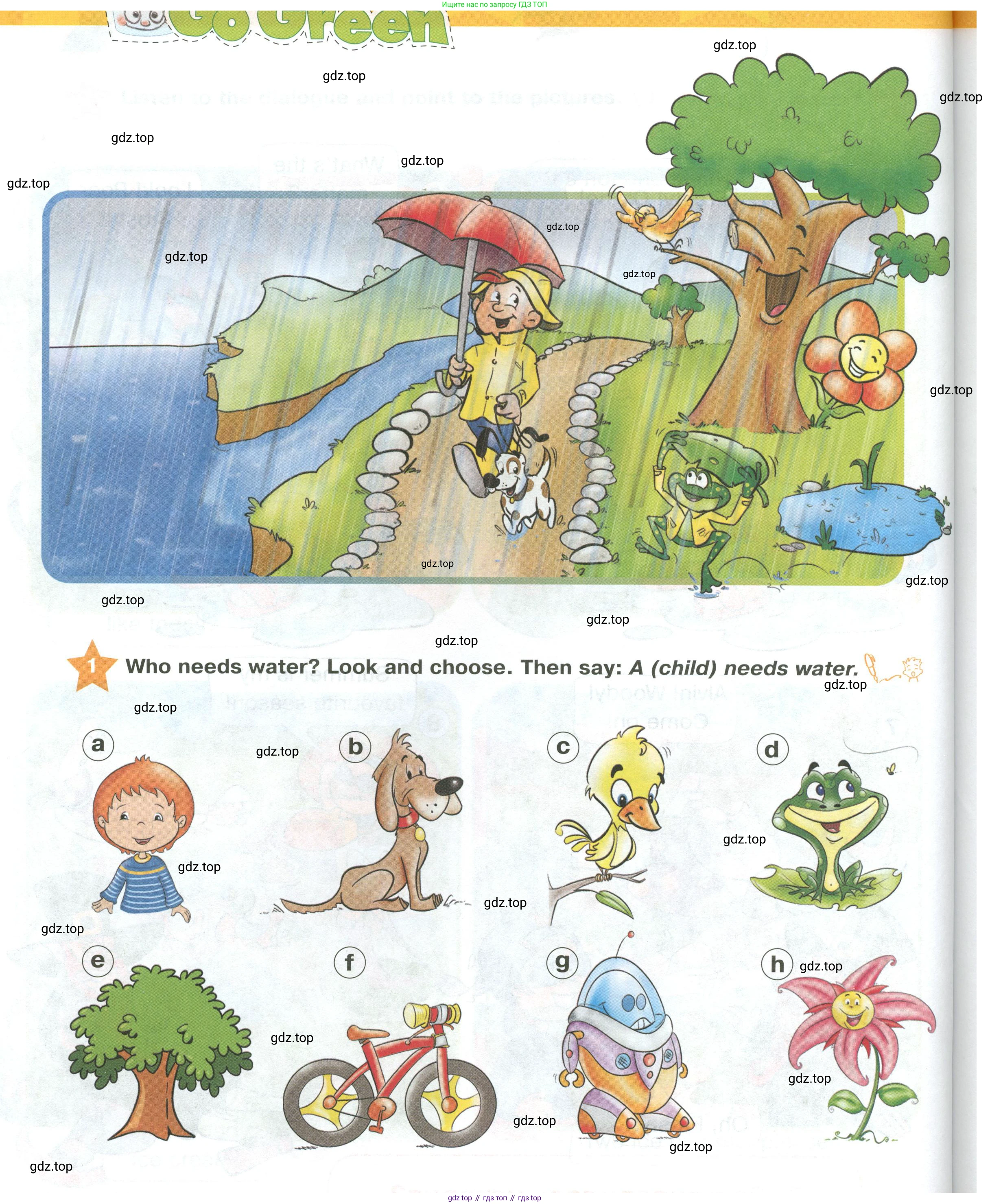 ГДЗ Английский язык (english), 2 класс Учебник (Student's book), авторы: Баранова Ксения Михайловна (Baranova Ksenia), Дули Дженни (Dooley Jenny), Копылова Виктория Викторовна (Kopylova Victoria), Мильруд Радислав Петрович (Millrood Radislav), Эванс Вирджиния (Evans Virginia), издательство Просвещение, Москва, 2023, белого цвета, Часть ( Part) 2, страница 58, номер 1, Условие