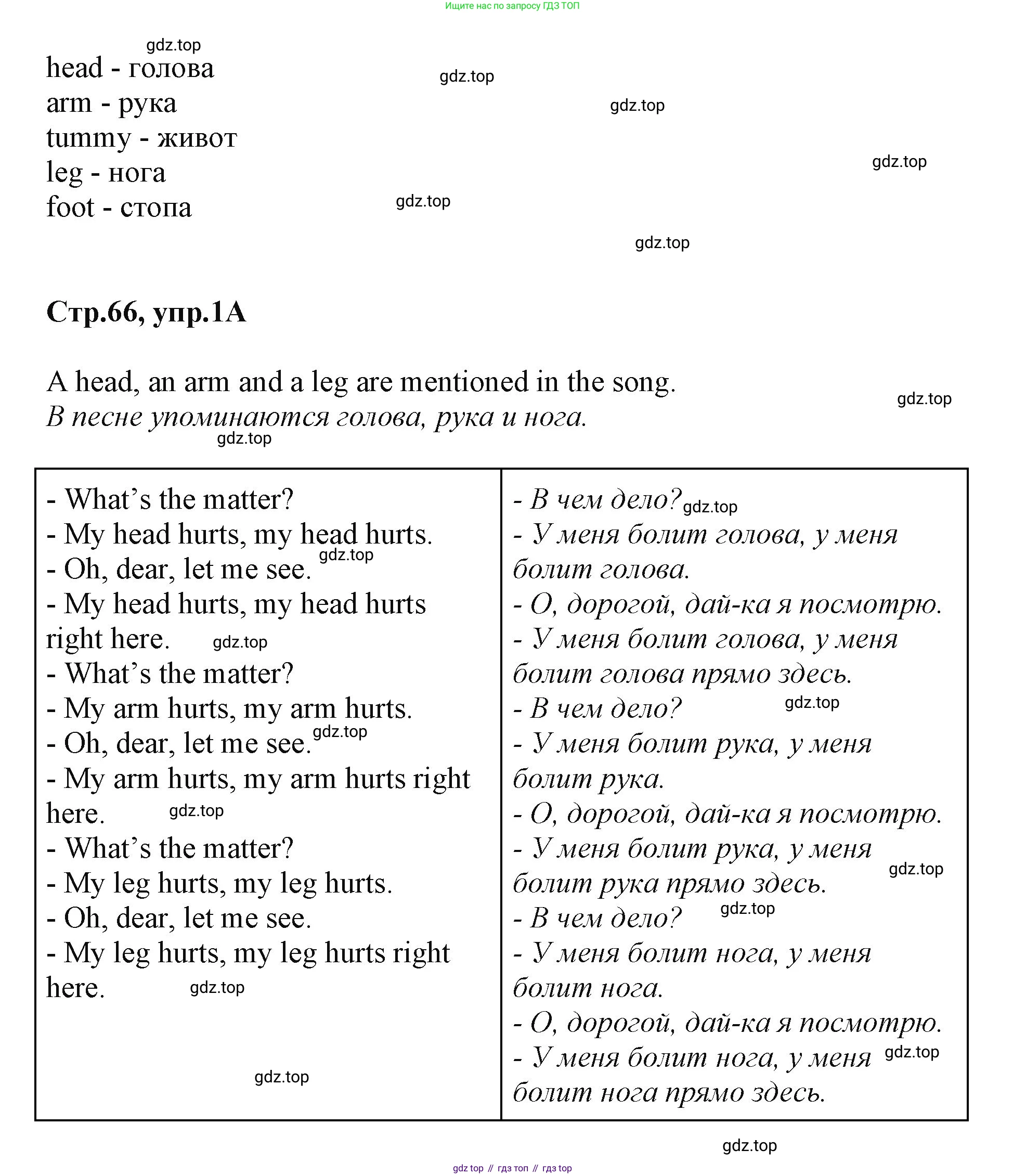 ГДЗ Английский язык (english), 2 класс Учебник (Student's book), авторы: Баранова Ксения Михайловна (Baranova Ksenia), Дули Дженни (Dooley Jenny), Копылова Виктория Викторовна (Kopylova Victoria), Мильруд Радислав Петрович (Millrood Radislav), Эванс Вирджиния (Evans Virginia), издательство Просвещение, Москва, 2023, белого цвета, Часть ( Part) 1, страница 66, номер 1, Решение (продолжение 2)