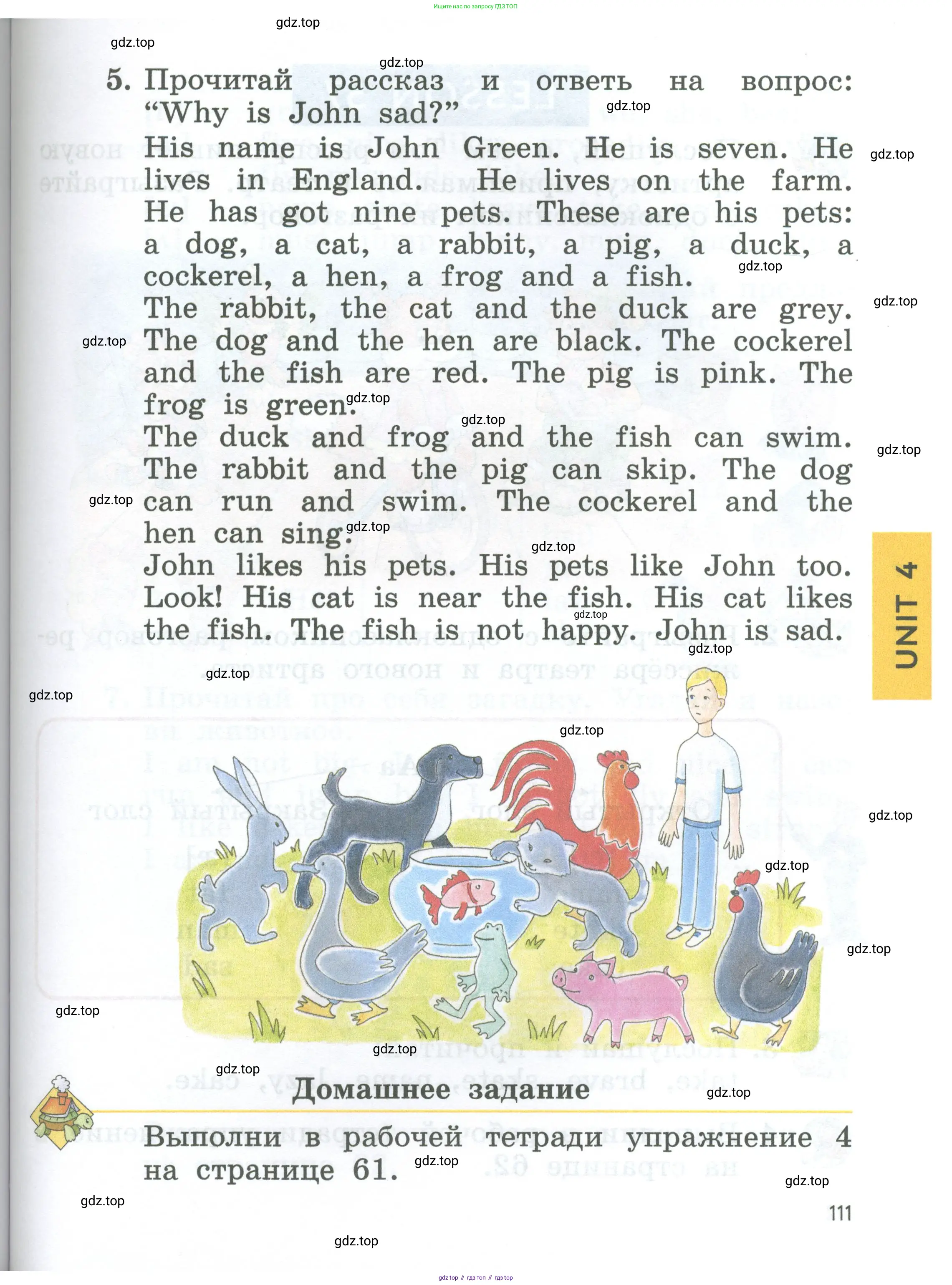 Английский язык (english), 2 класс Учебник (Student's book), авторы: Биболетова Мерем Забатовна, Денисенко Ольга Анатольевна, Трубанева Наталия Николаевна, издательство Просвещение, Москва, 2023, красного цвета, страница 111