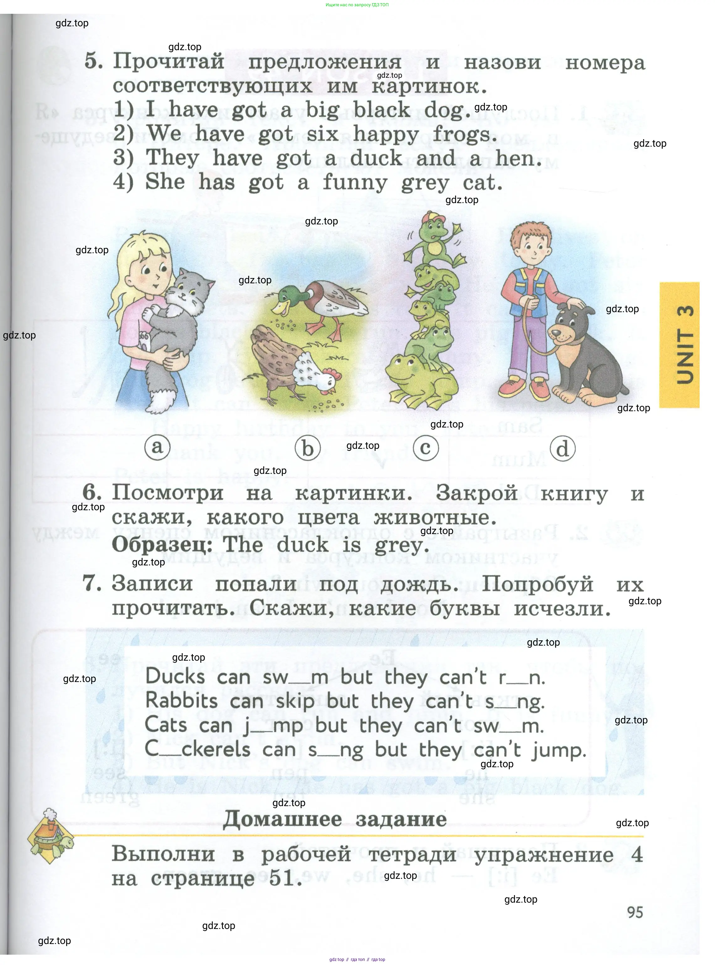 Английский язык (english), 2 класс Учебник (Student's book), авторы: Биболетова Мерем Забатовна, Денисенко Ольга Анатольевна, Трубанева Наталия Николаевна, издательство Просвещение, Москва, 2023, красного цвета, страница 95