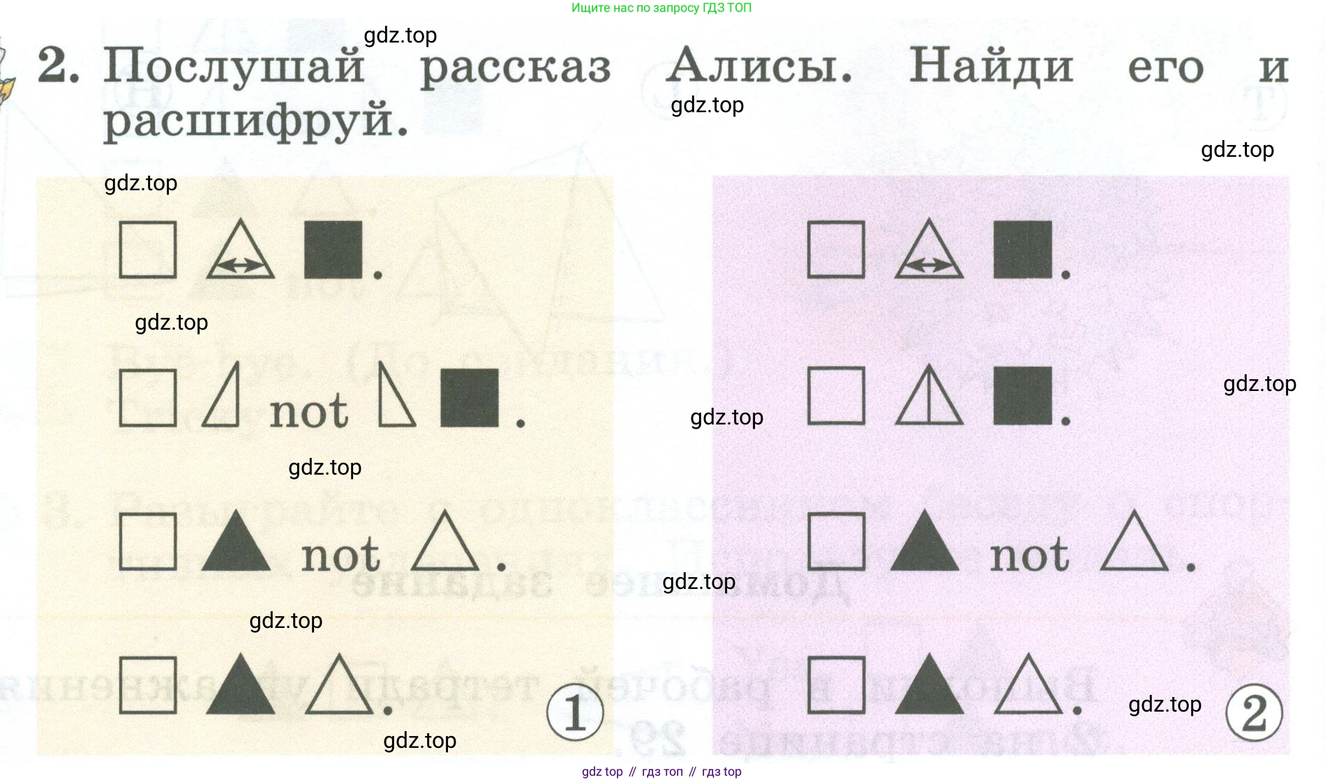 Английский язык (english), 2 класс Учебник (Student's book), авторы: Биболетова Мерем Забатовна, Денисенко Ольга Анатольевна, Трубанева Наталия Николаевна, издательство Просвещение, Москва, 2023, красного цвета, страница 58, номер 2, Условие
