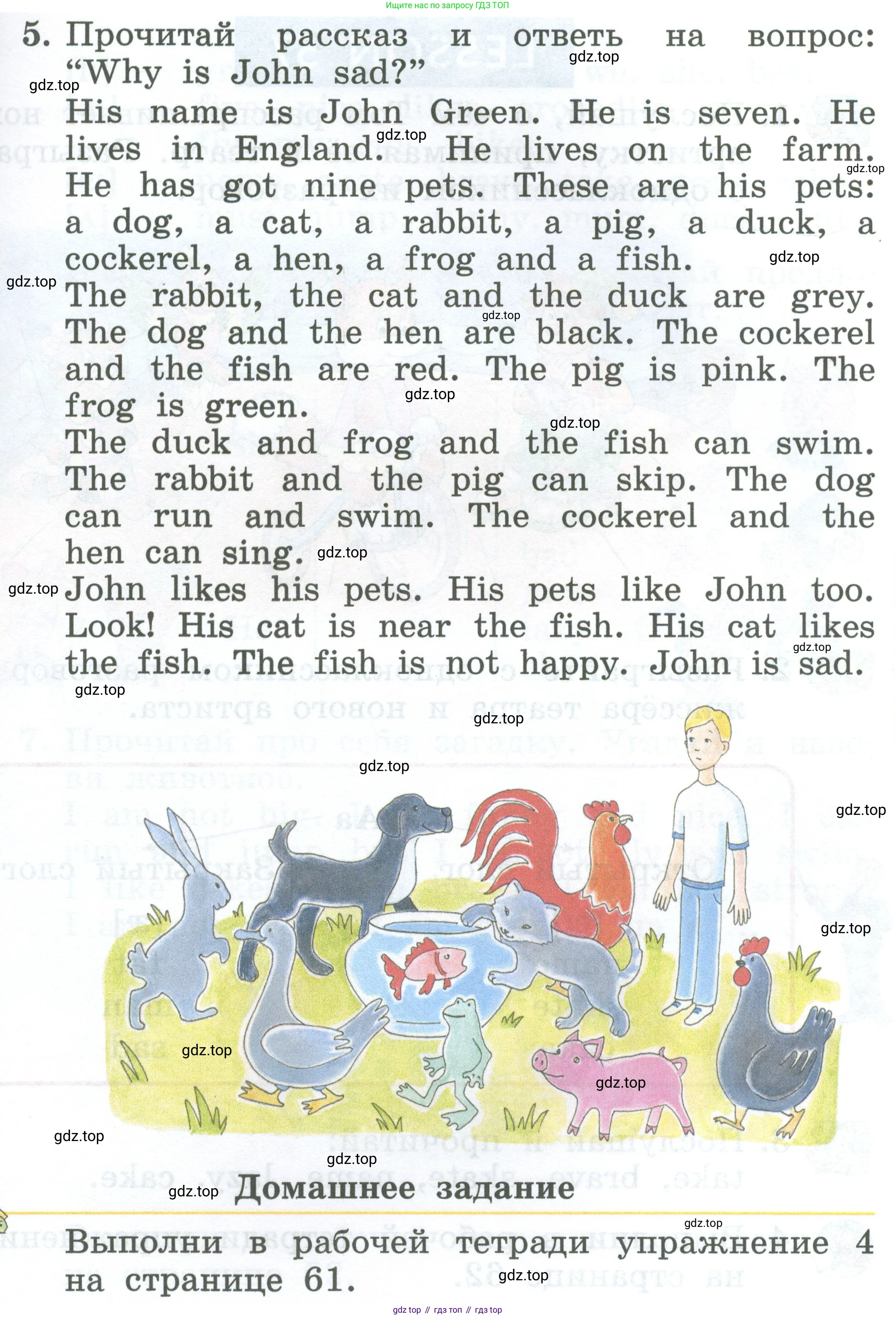 Английский язык (english), 2 класс Учебник (Student's book), авторы: Биболетова Мерем Забатовна, Денисенко Ольга Анатольевна, Трубанева Наталия Николаевна, издательство Просвещение, Москва, 2023, красного цвета, страница 111, номер 5, Условие