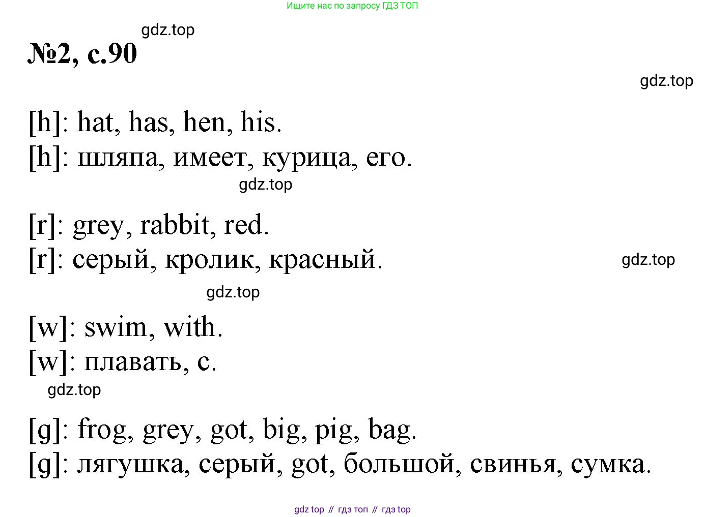 Английский язык (english), 2 класс Учебник (Student's book), авторы: Биболетова Мерем Забатовна, Денисенко Ольга Анатольевна, Трубанева Наталия Николаевна, издательство Просвещение, Москва, 2023, красного цвета, страница 90, номер 2, Решение