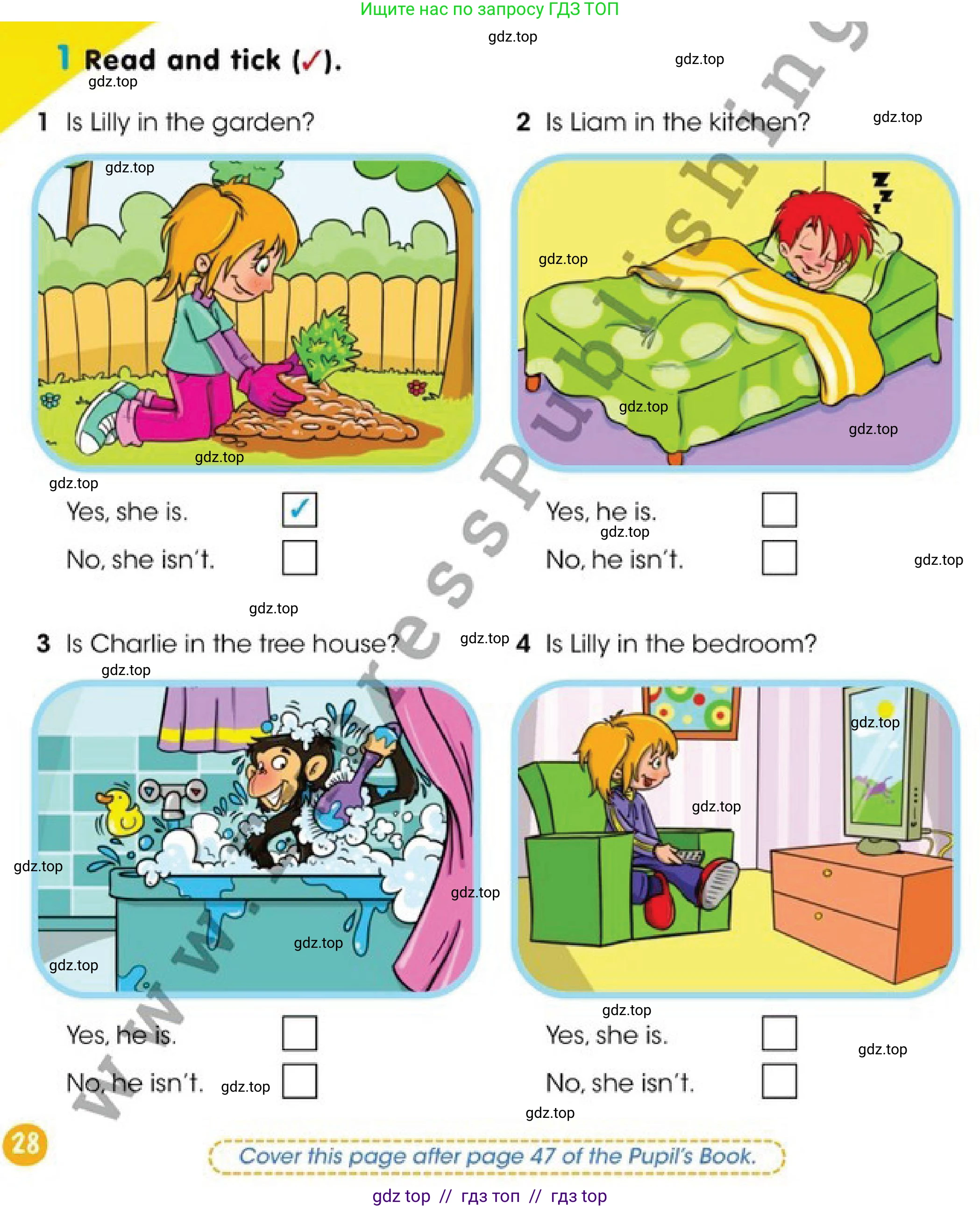 Английский язык (english), 2 класс Учебник (Pupil's book), авторы: Дули Дженни (Dooley Jenny), Эванс Вирджиния (Evans Virginia), Оби Боб (Obee Bob), издательство Express Publishing, Алматы, 2017, жёлтого цвета, страница 28, номер 1, Условие